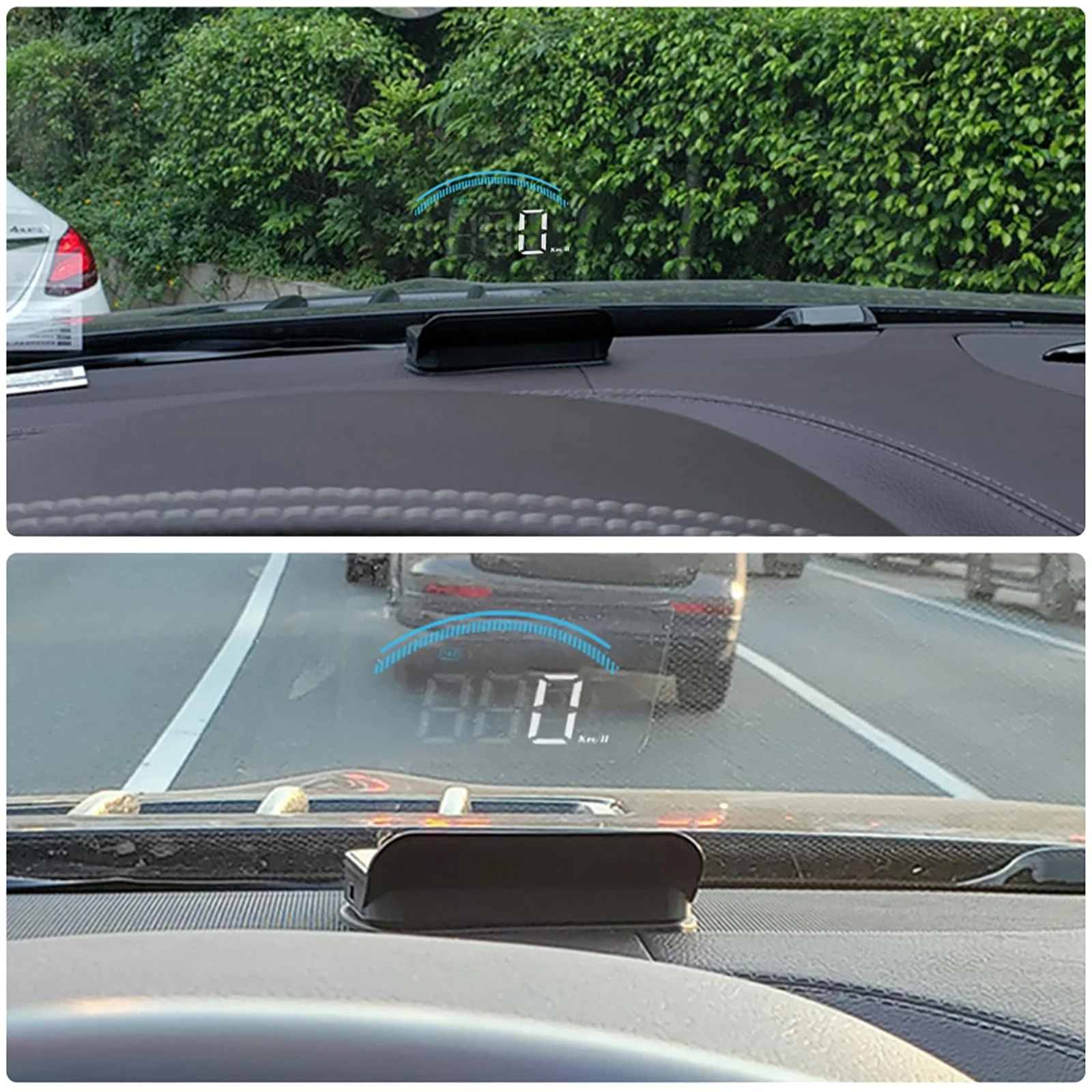 M11 Heads up Display Windshield Projector, OBD2/GPS Speedometer MPH with Speed, 3.5 inch CAR HUD Overspeed Warning, Display Water Temperature, Display Distance - Image 7