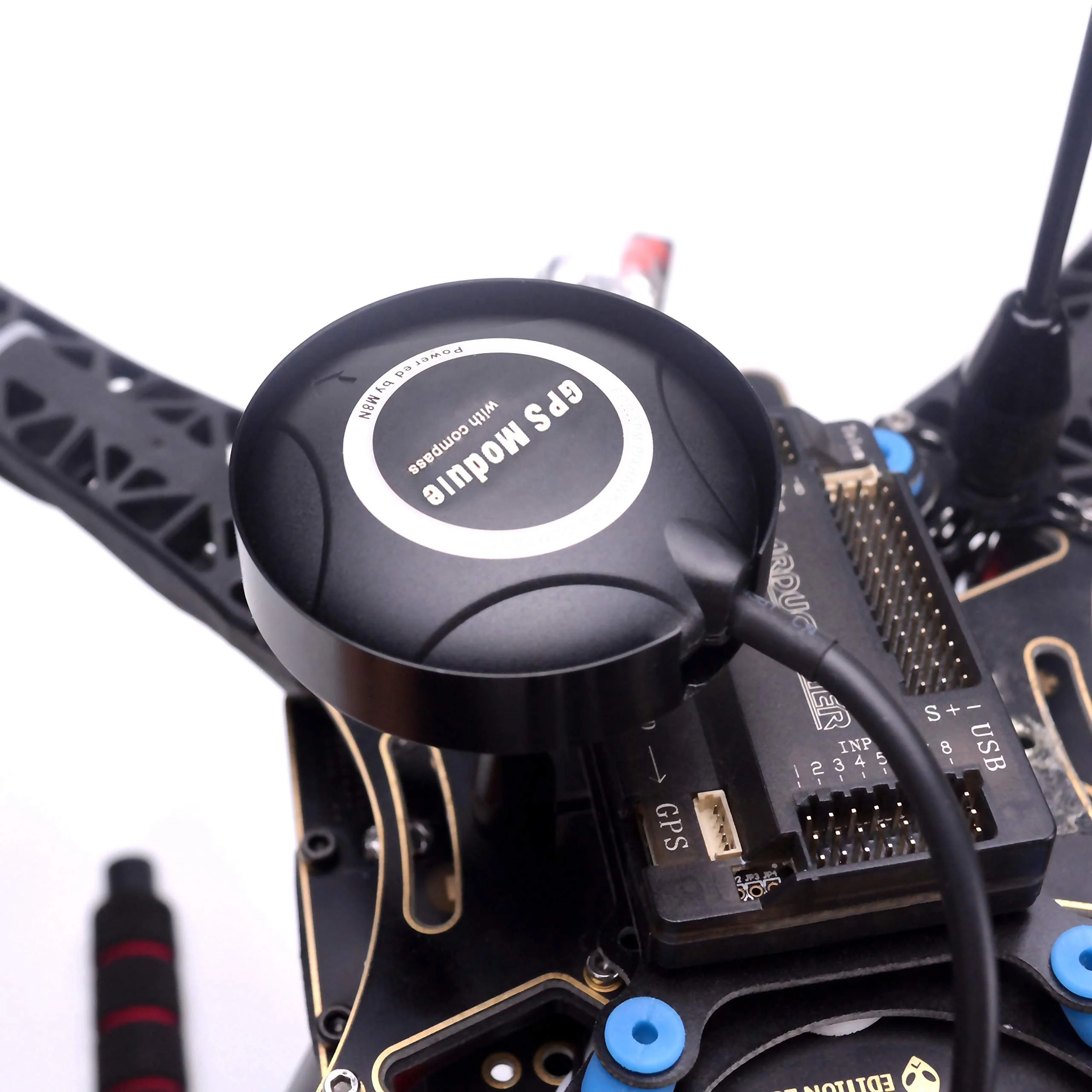 M8N GPS Module Built-in Compass with GPS Antenna Mount for APM 2.6 APM 2.8 Pixhawk Flight Controller - Image 3