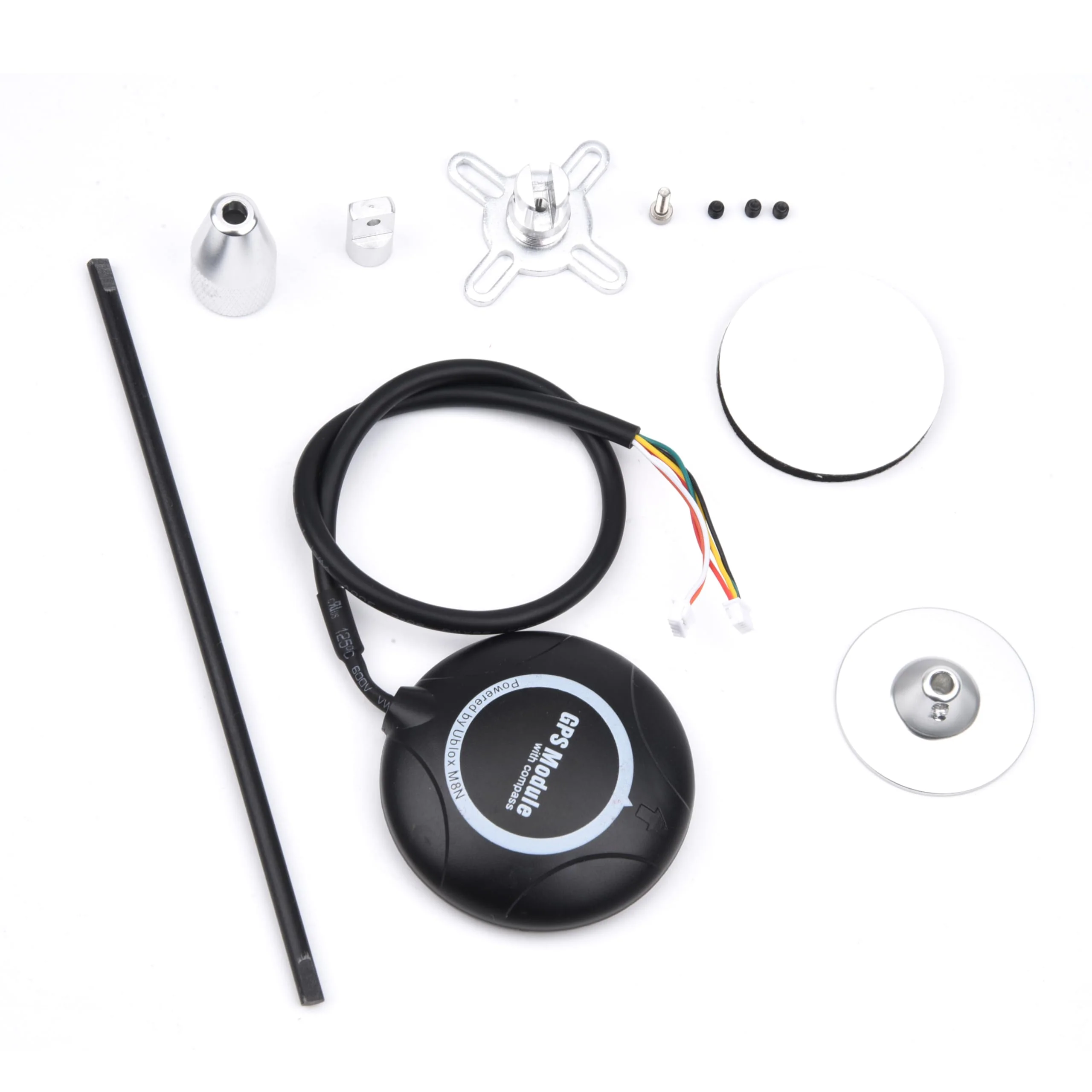 M8N GPS Module Built-in Compass with GPS Antenna Mount for APM 2.6 APM 2.8 Pixhawk Flight Controller - Image 4
