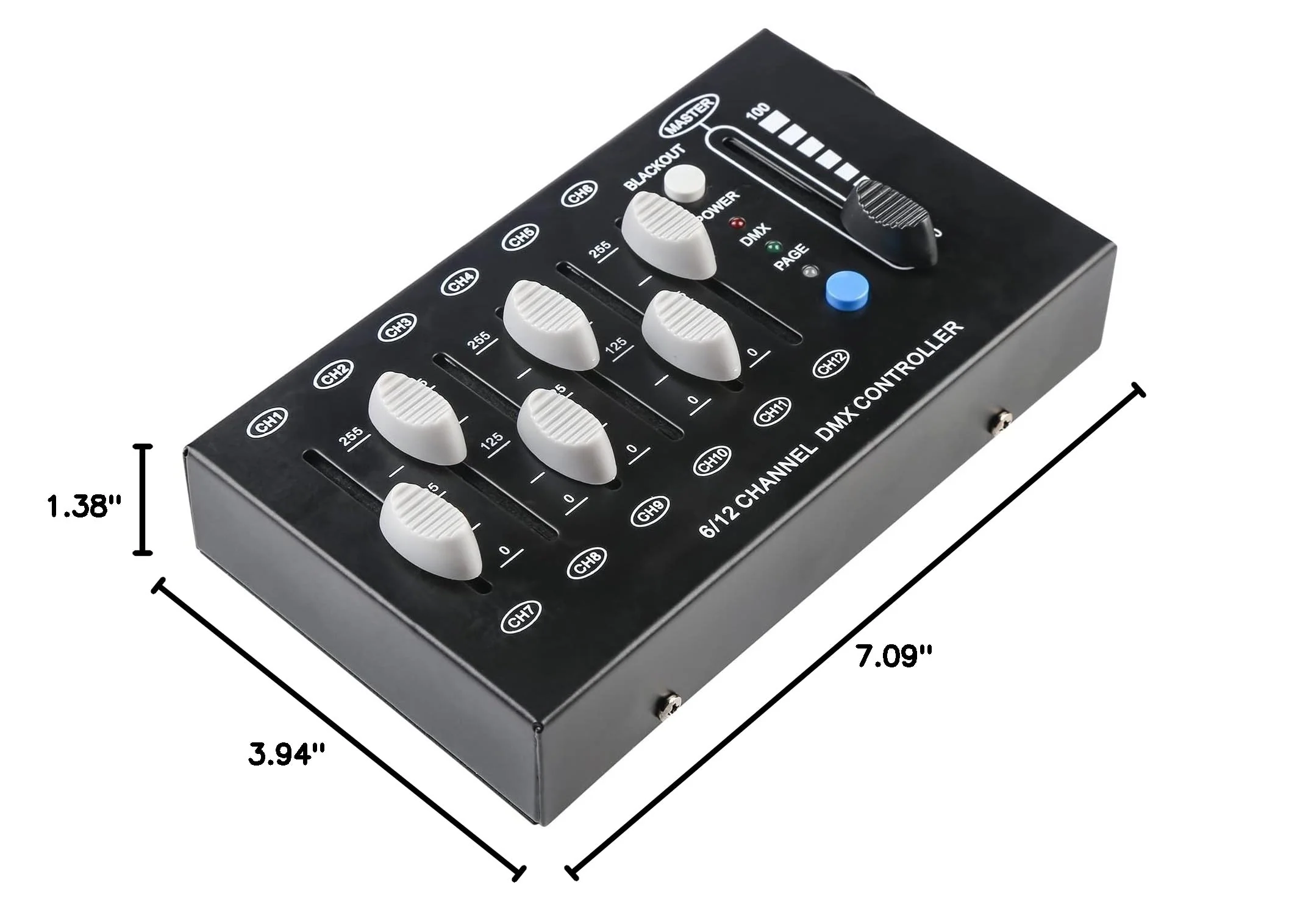 MAD OWL 12 Channel DMX dimming Controller, mini dj Lighting Controller,DMX512 Signal Protocol dimmer Suitable for Small Stage Lighting - Image 7