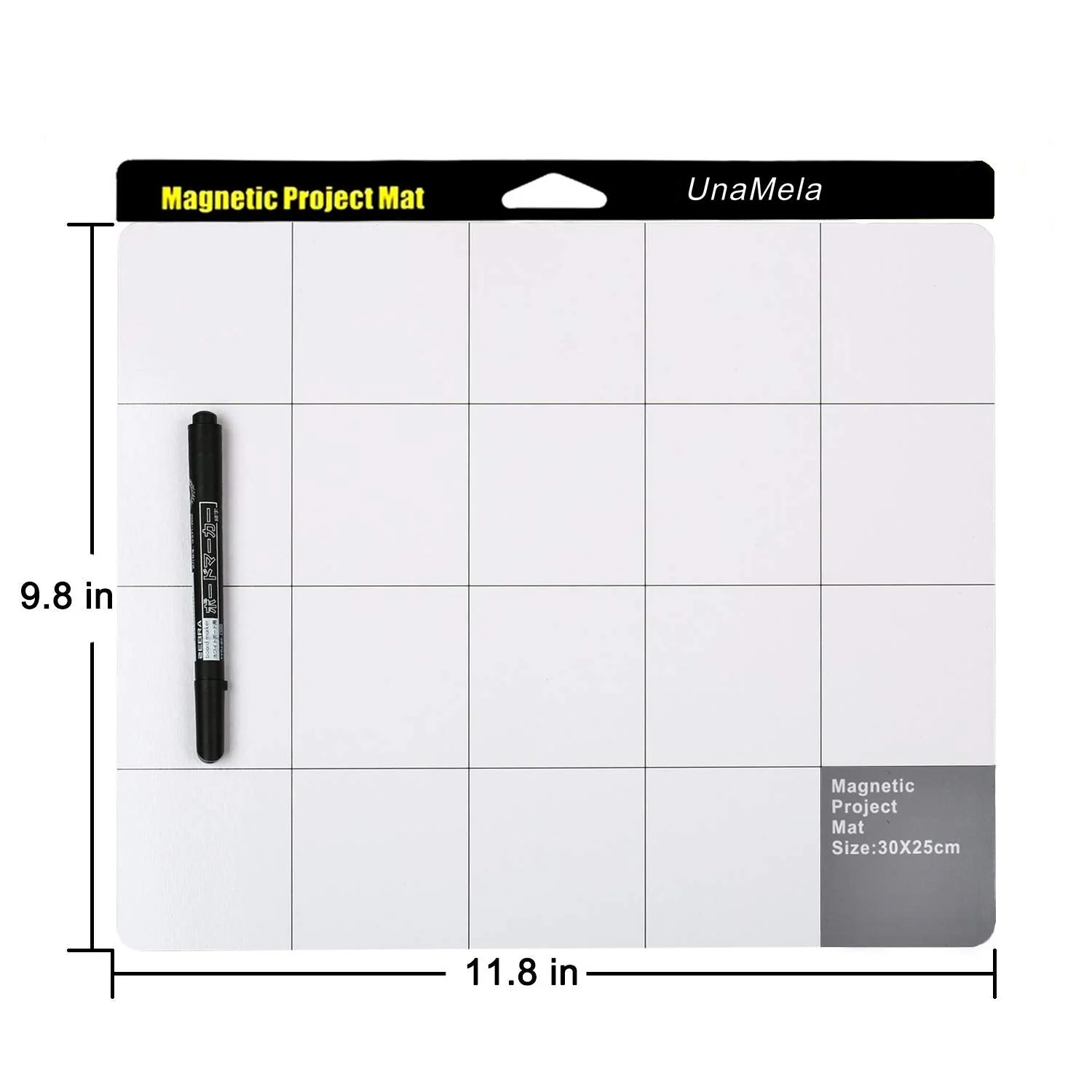 Magnetic Pro Mat Unamela Large Size Writing Note mat with Dry Erase Pen - preventing Losing Screws When Repairing Cell Phone,Laptop or Other Electronics (11.8 inch x9.8 inch) - Image 7