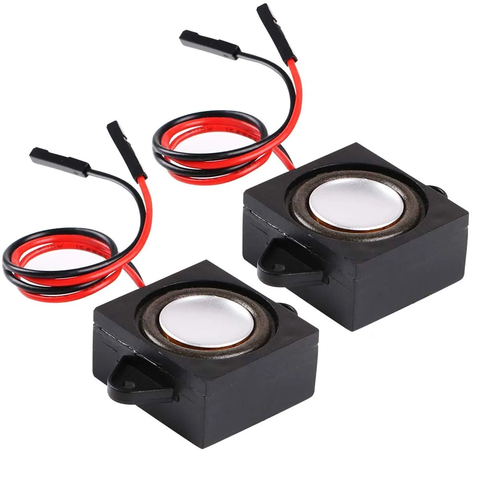 MakerHawk 2pcs Speaker 3 Watt 8 Ohm Single Cavity Mini Speaker Full-Range Cavity Mobile Portable Advertising Machine Speaker Connector Separating Interface 3.3V 5V 3W 8ohm