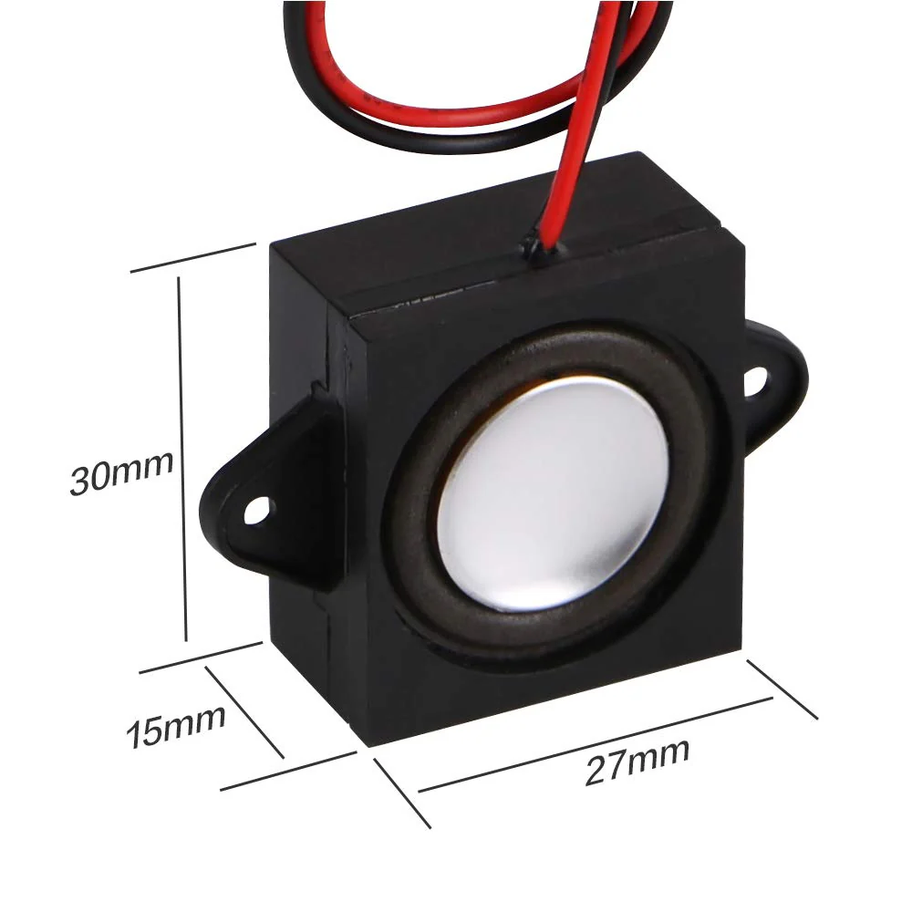 MakerHawk 2pcs Speaker 3 Watt 8 Ohm Single Cavity Mini Speaker Full-Range Cavity Mobile Portable Advertising Machine Speaker Connector Separating Interface 3.3V 5V 3W 8ohm - Image 5