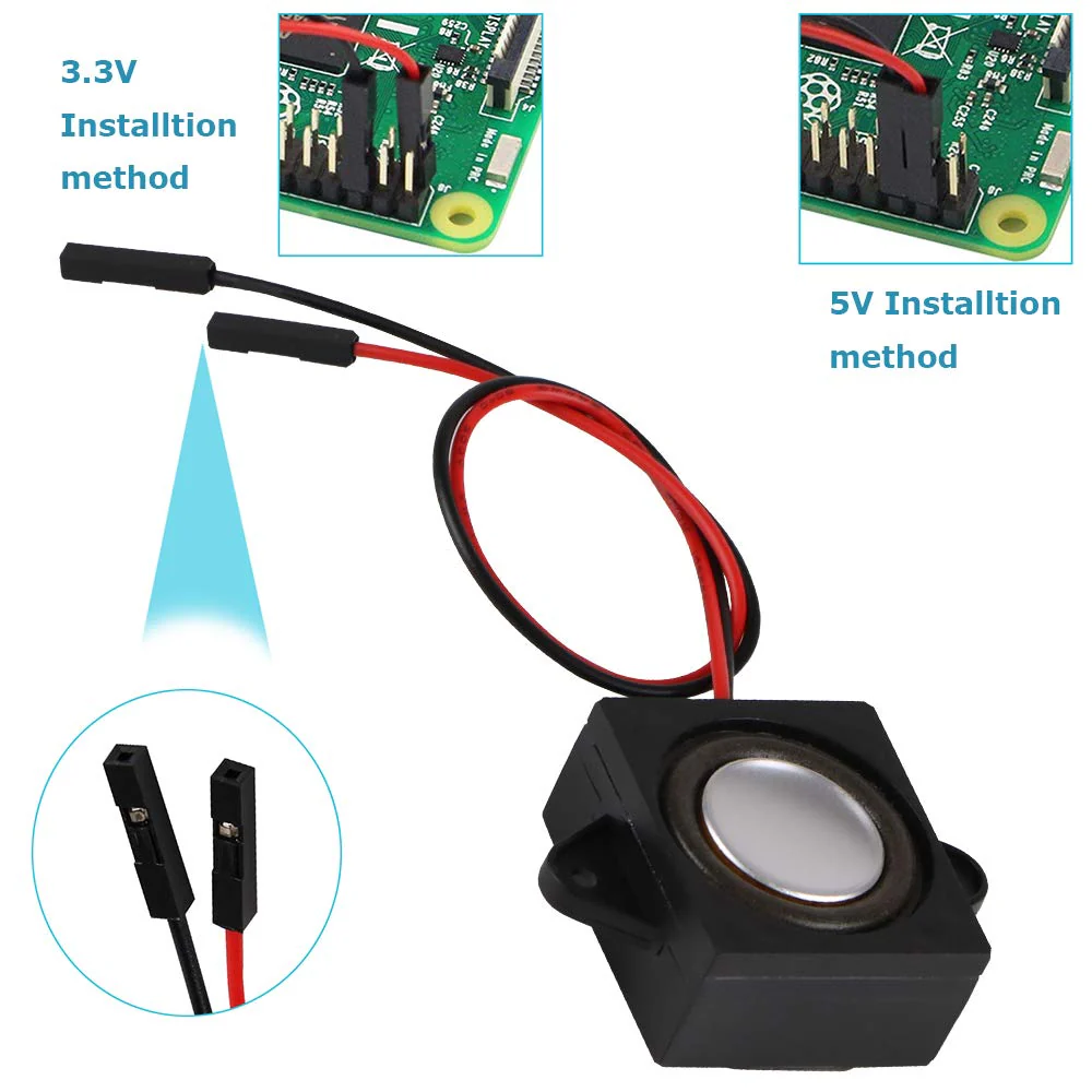 MakerHawk 2pcs Speaker 3 Watt 8 Ohm Single Cavity Mini Speaker Full-Range Cavity Mobile Portable Advertising Machine Speaker Connector Separating Interface 3.3V 5V 3W 8ohm - Image 6