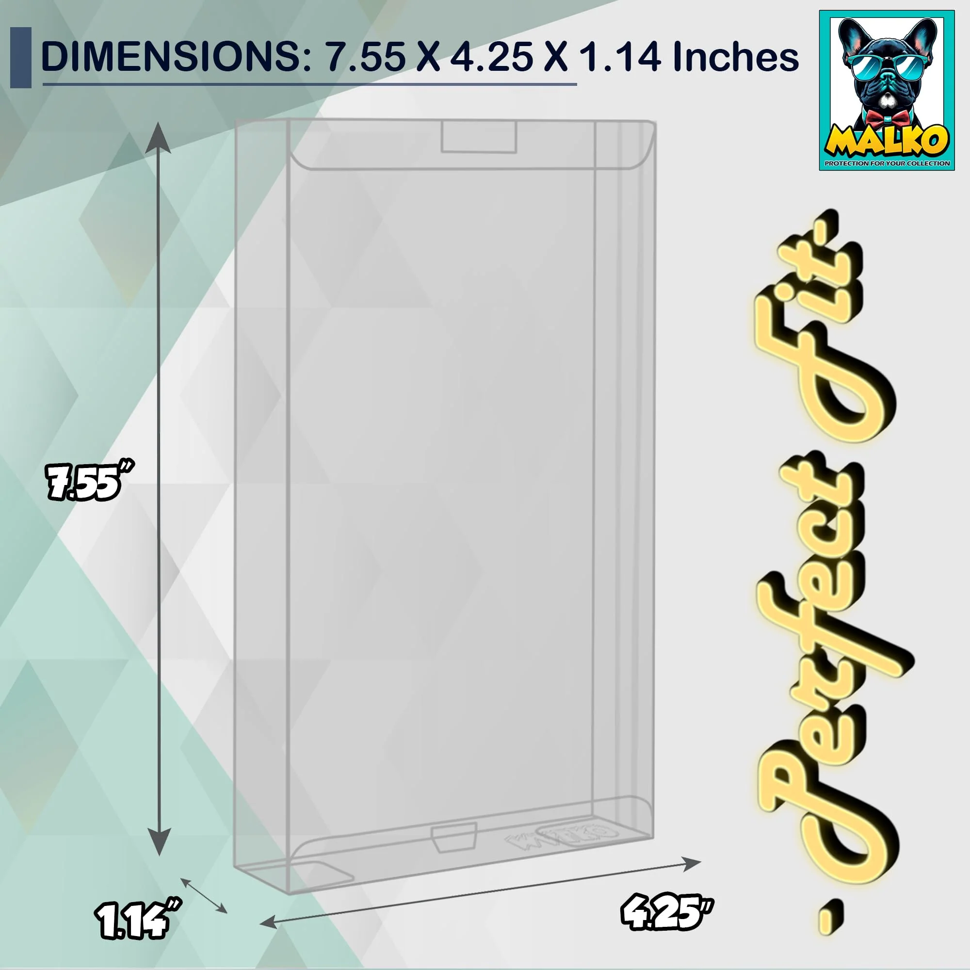 MALKO 20 Pack VHS Tape Protector Case | Protective Sleeve for VHS Cassette Original Box | Display Storage and Preservation - Image 4
