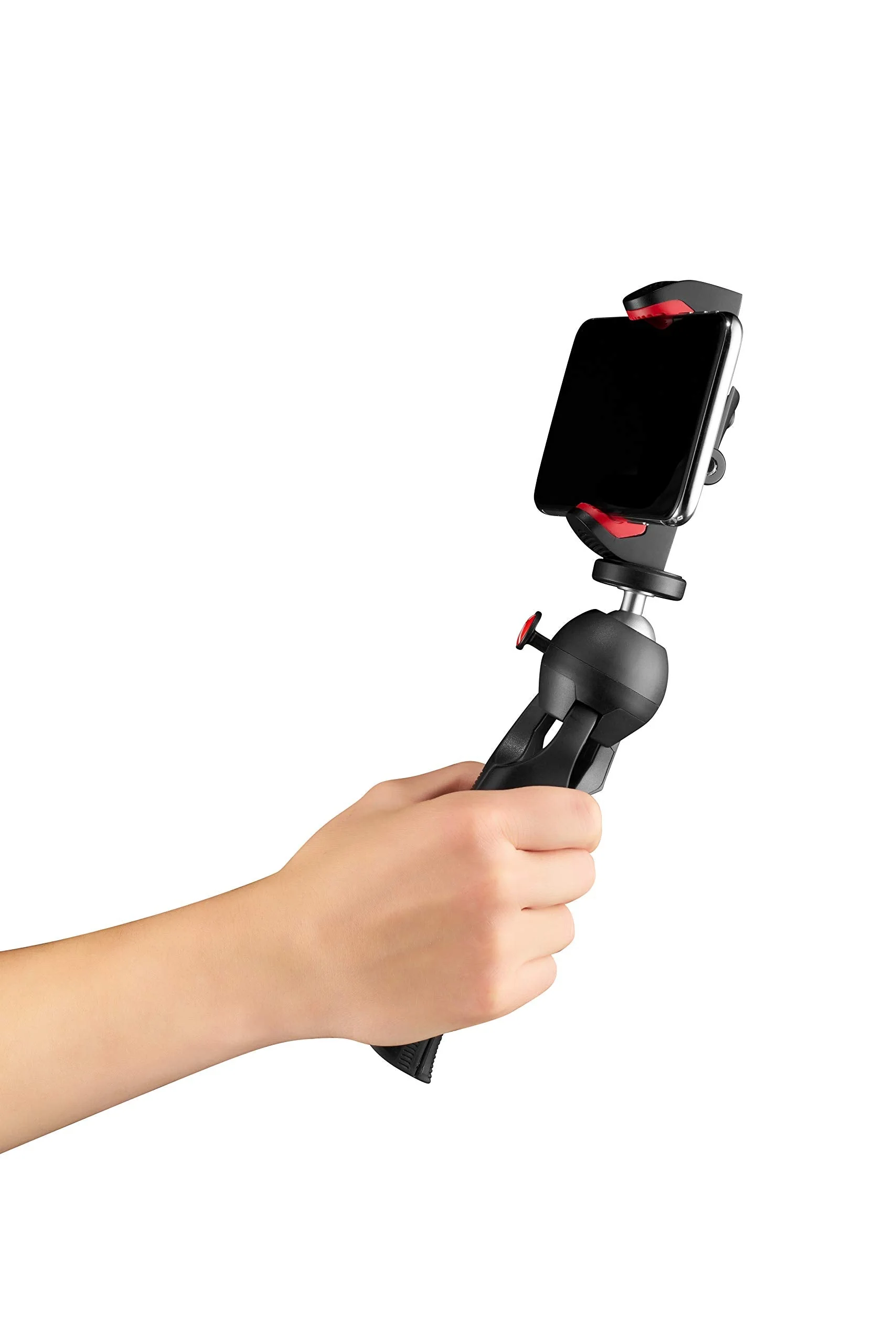 Manfrotto Universal Smartphone Clamp, Pro Version (MCPIXI), for Mini Camera Tripod, Table Tripod,Compact Tripod, Vlogging, Black - Image 6