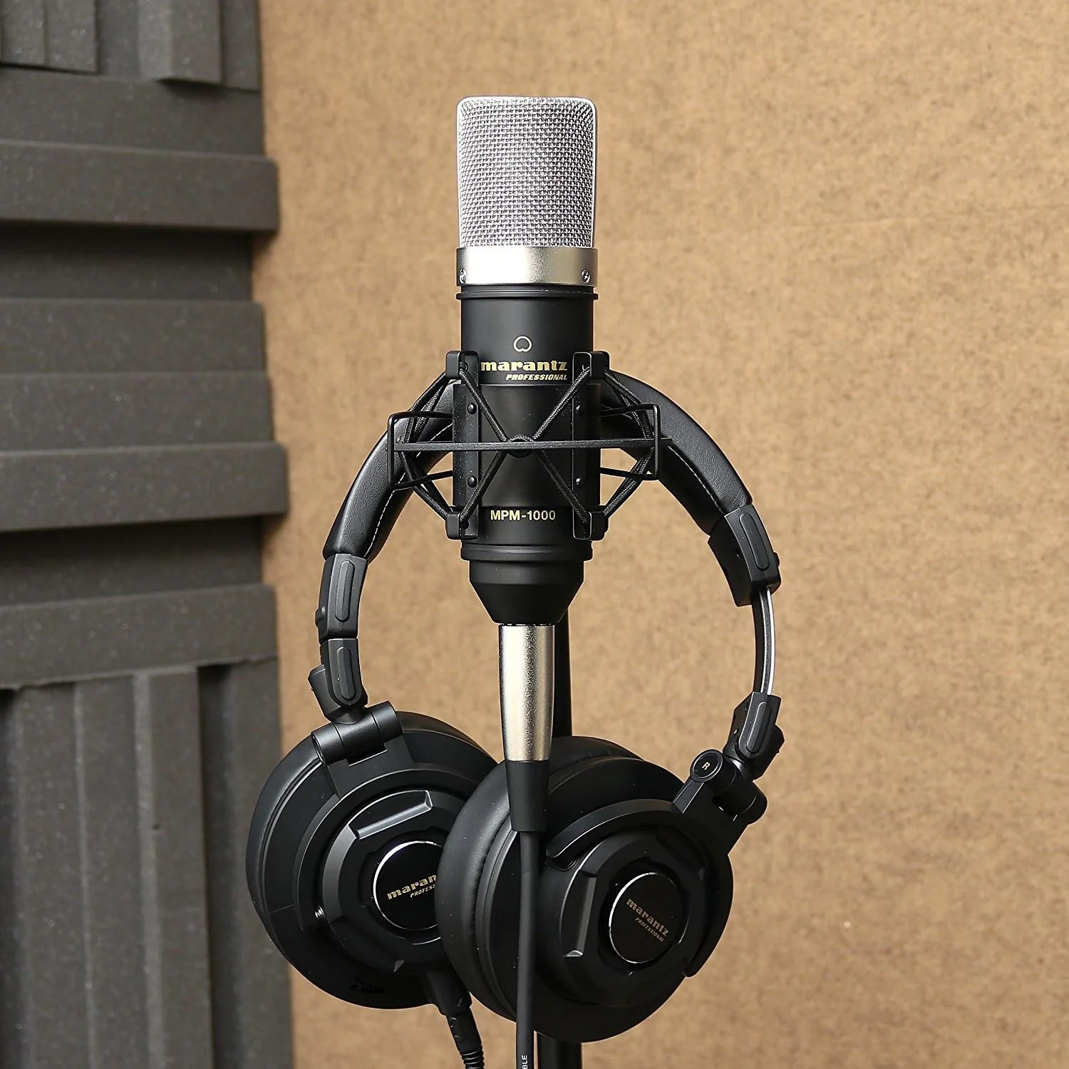 Marantz Professional MPM-1000 - Studio Recording XLR Condenser Microphone with Desktop Stand and Cable - For Podcast and Streaming Projects - Image 8
