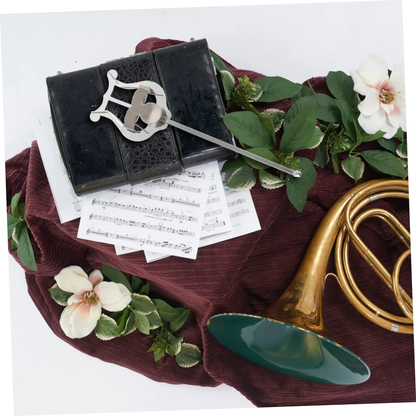 Marching Horn Clip French Horn Accessories Book Holder Stand Western Music Score Clip Sheet Music Clamp- on Holder French Horn Sheet Music Lyre Sheet Music Holder Music Score Clamp - Image 4