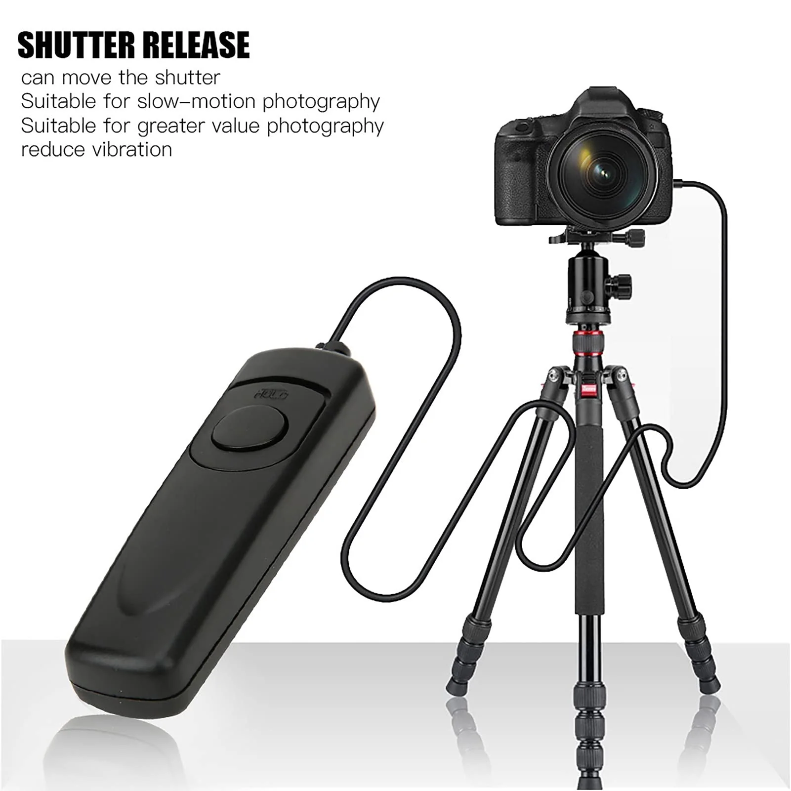 MC-DC2 DSLR Remote Switch Shutter Release Cord for Z6/Z7 D7500 D750 D7200 D7100 D7000 D610 D600 D5600 D5500 D5300 D5200 D5100 D5000 D3300 D3200 D3100 D90 DF P7700 P7800 A/ V1 - Image 4