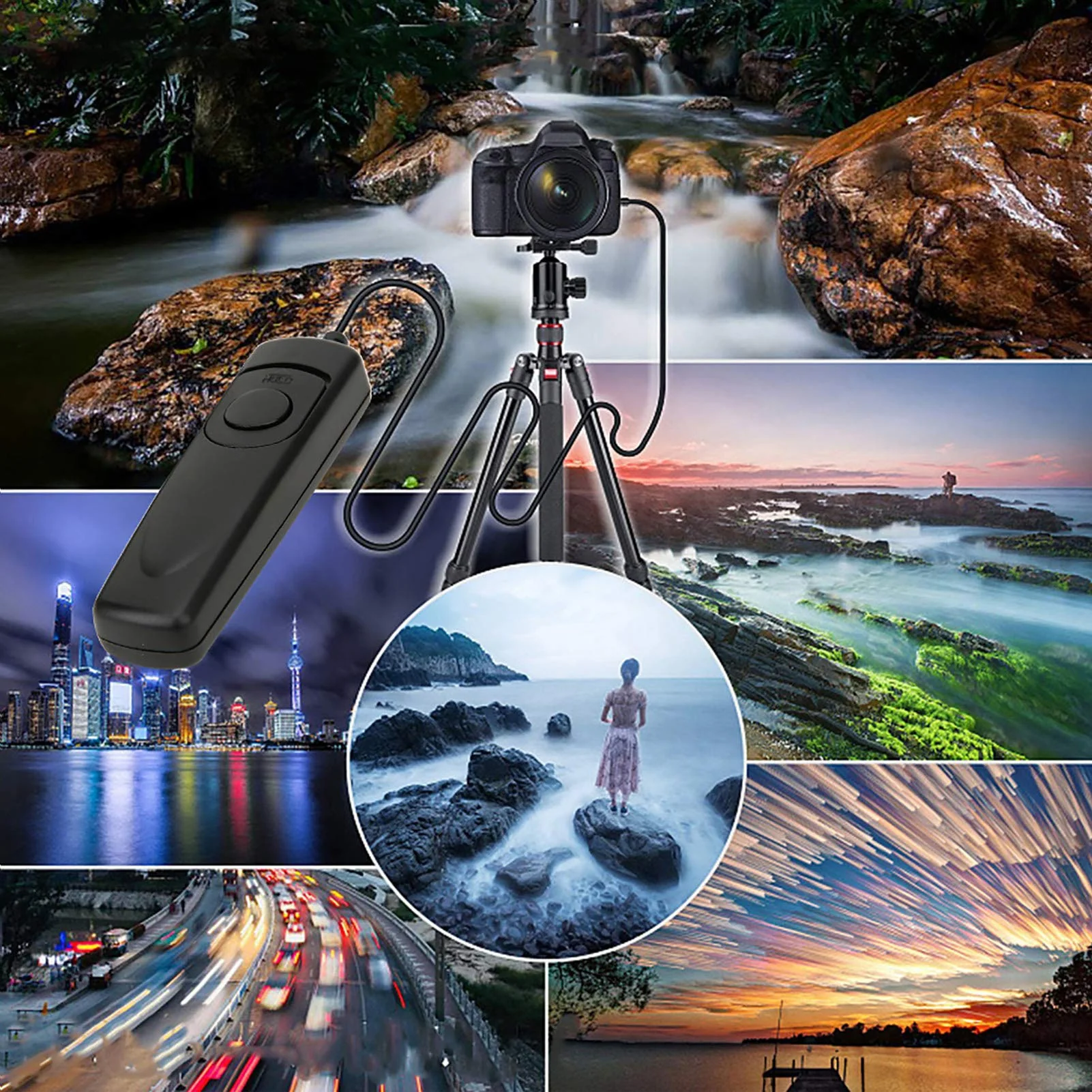 MC-DC2 DSLR Remote Switch Shutter Release Cord for Z6/Z7 D7500 D750 D7200 D7100 D7000 D610 D600 D5600 D5500 D5300 D5200 D5100 D5000 D3300 D3200 D3100 D90 DF P7700 P7800 A/ V1 - Image 5