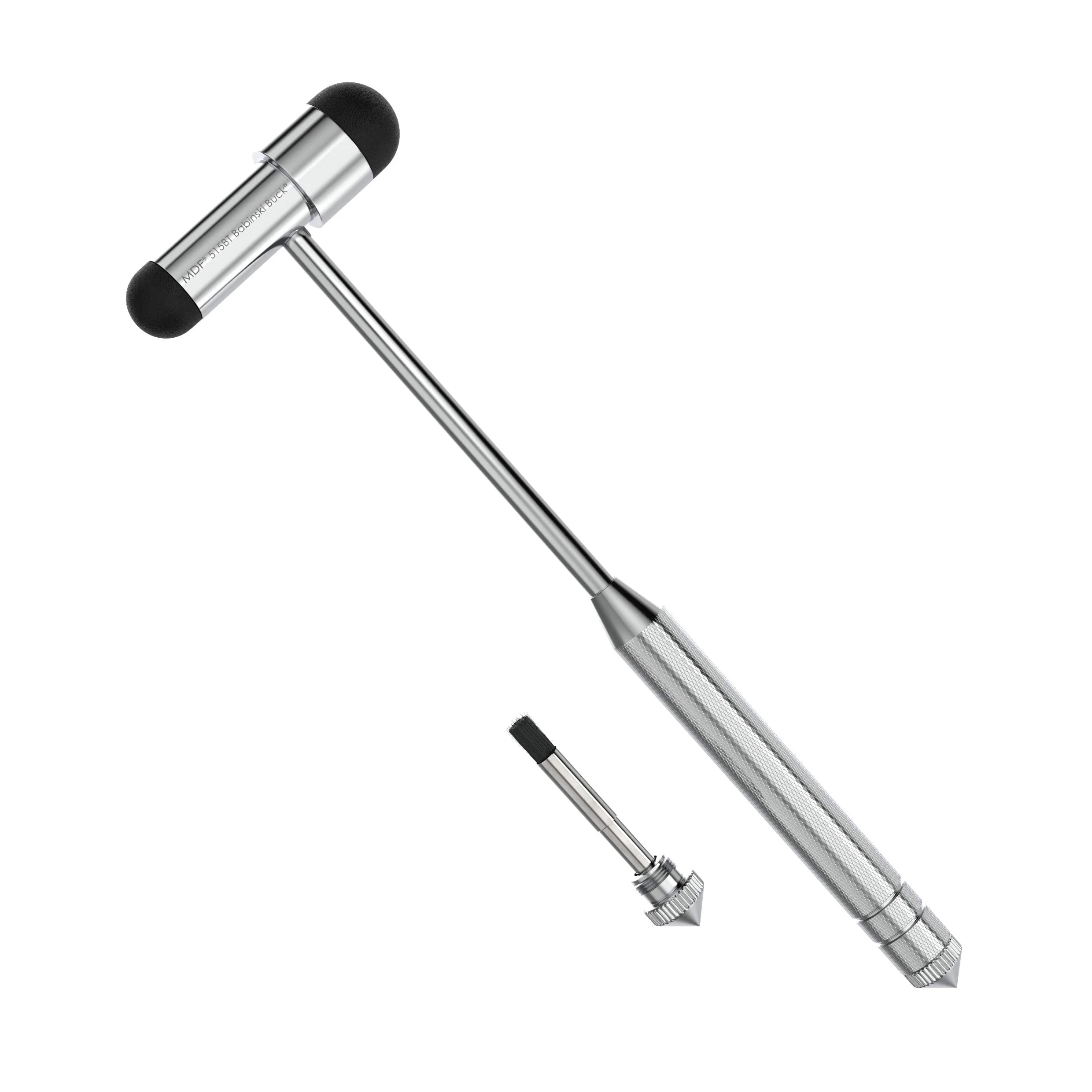 MDF Instruments Buck Neurological Hammer - Free-Parts-for-Life & Lifetime Warranty (MDF515) (Black (Noir)) Black (Noirnoir) - Image 2