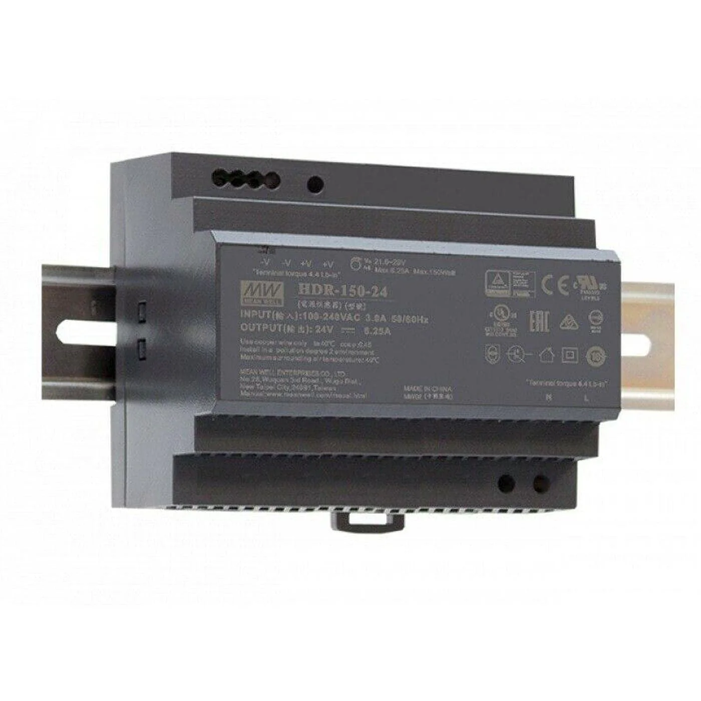 MEAN WELL HDR-150-12 135.6 W 12 V 11.3 A DIN-rail power supply DIN-RAIL