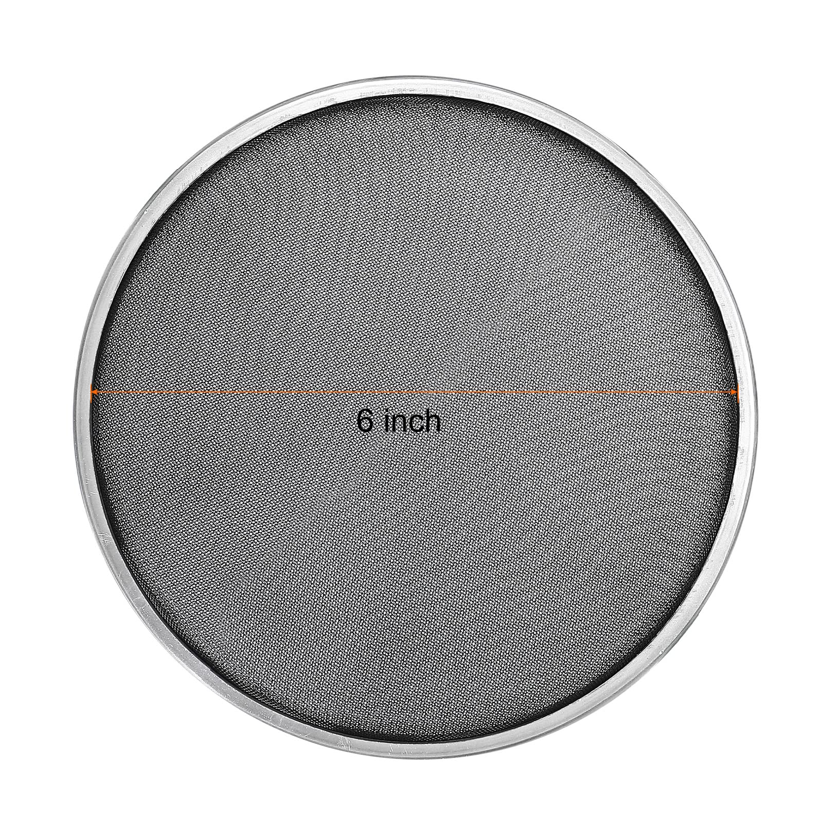 MECCANIXITY 6 Inch Mesh Drum Head Black Double Layer Mesh Shape Silent Mute Drum Skin Drum Practice Percussion Instrument Accessories - Image 2