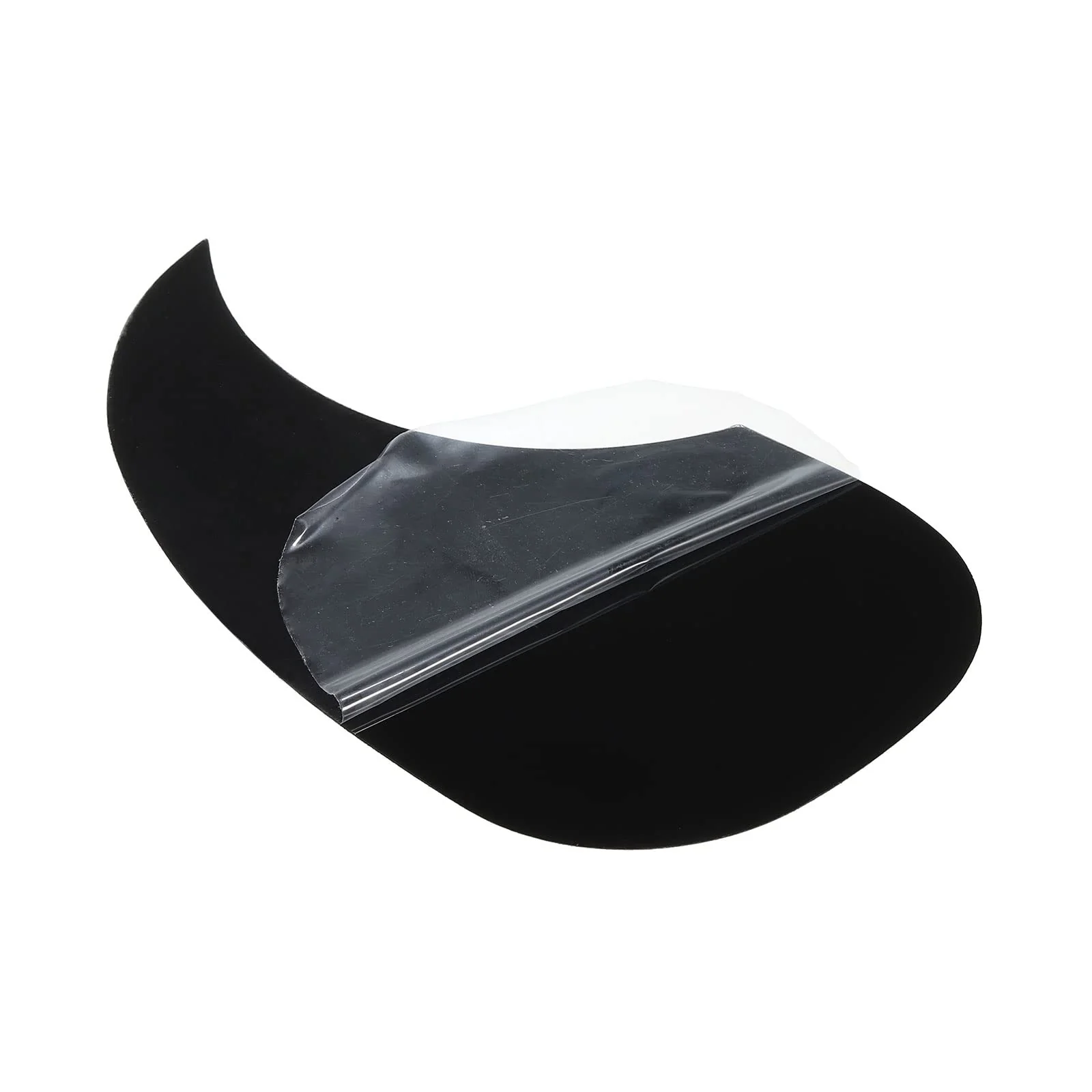 MECCANIXITY Acoustic Guitar Pickguard Fit 41 Inch Self Adhesive Left Handed Acoustic-Electric Guitar Parts Water Drop Shape Black 2 Pack - Image 4