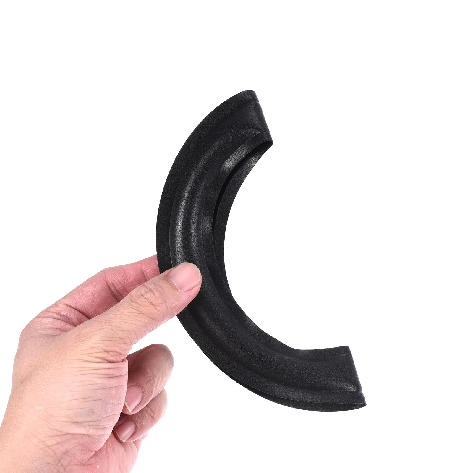 MECCANIXITY Rubber Speaker Foam Edge Surround Rings 6.5 Inch 105mm x 155mm Perforated Subwoofer Rings Replacement Parts for Speaker Repair or DIY Black 2 Pcs - Image 5