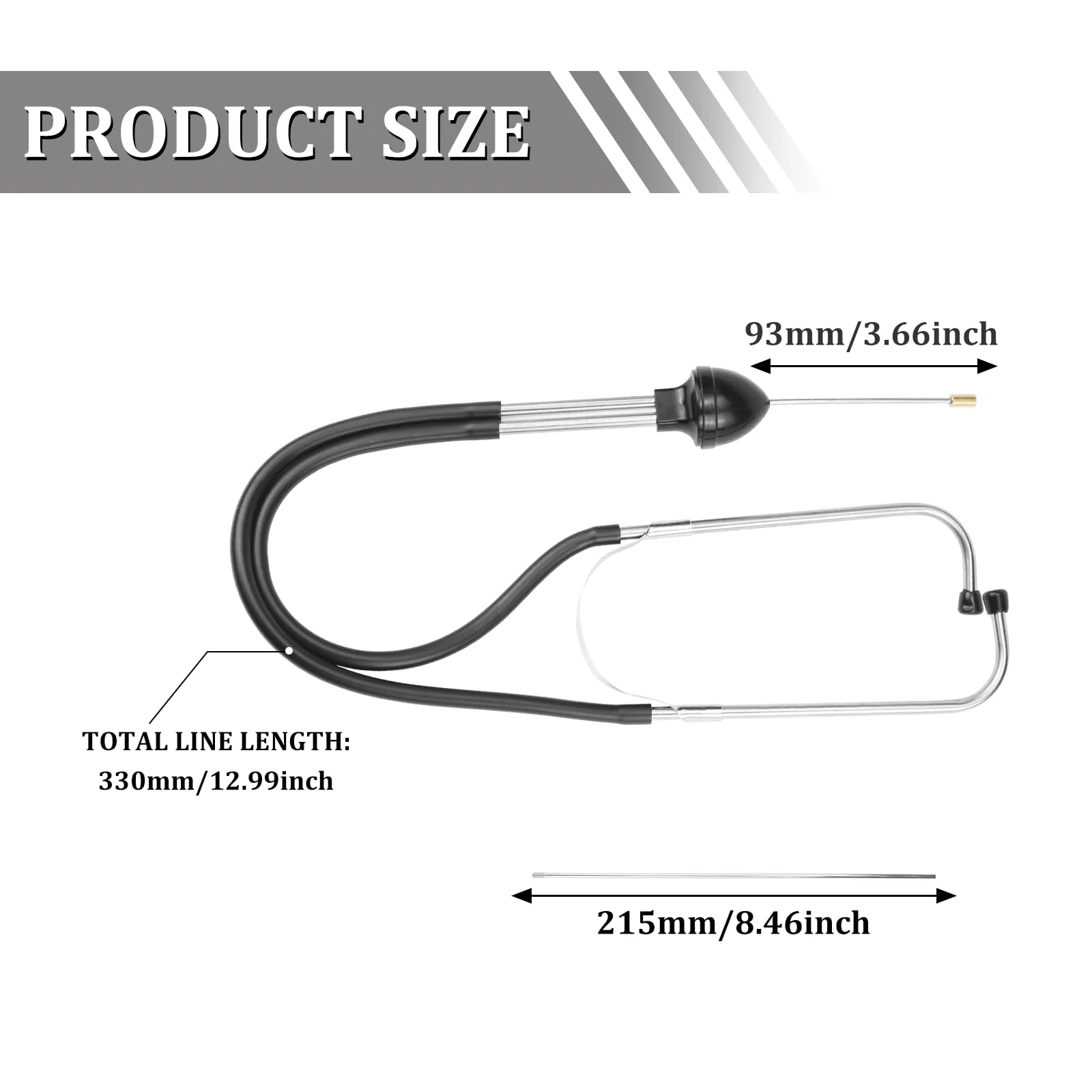 Mechanic Stethoscope Car Motor Stethoscope Machine Diagnostic Tester Tester Car Mechanic Stetoscope - Image 2