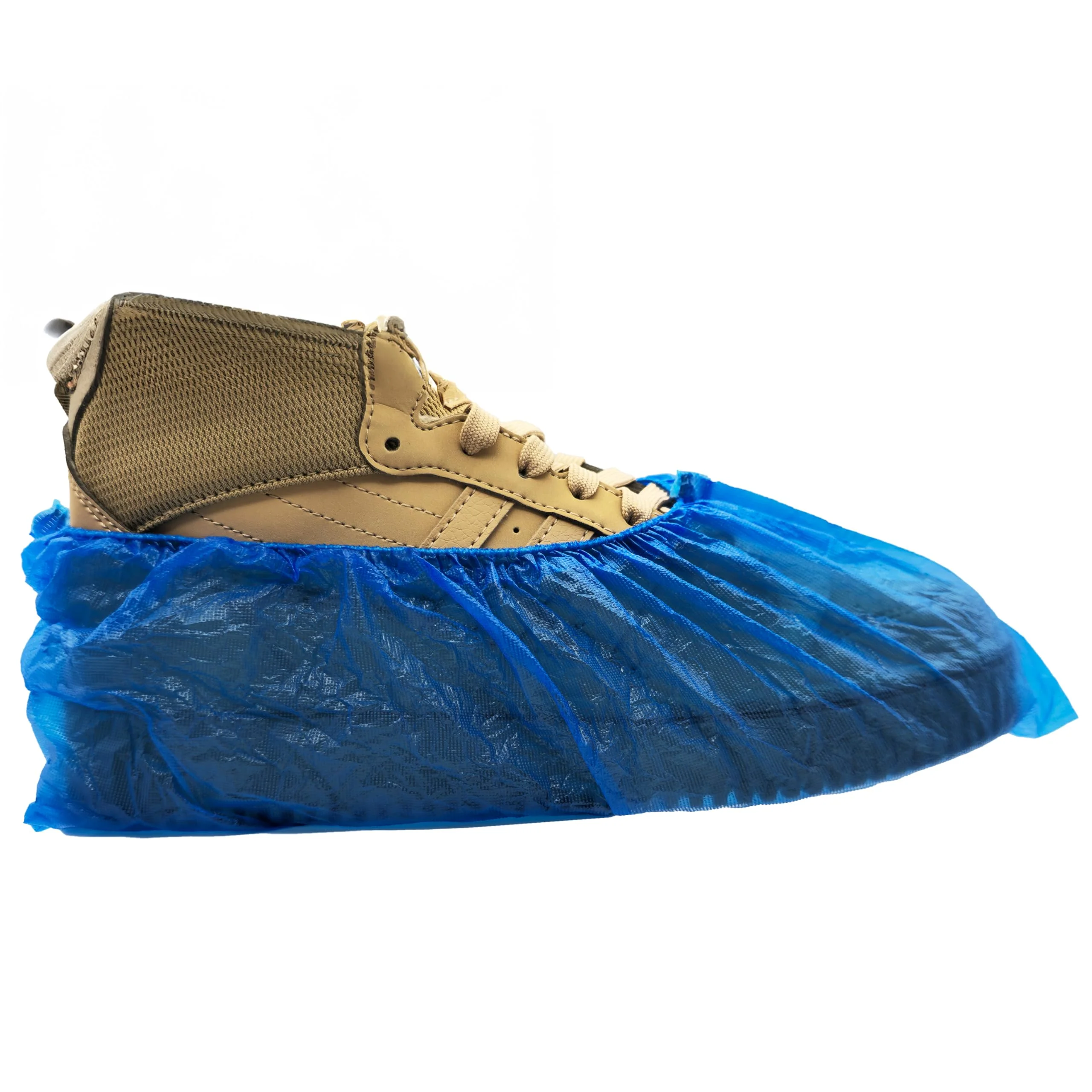 Medimex Disposable Shoe Covers, Blue, 15 x 36 cm, Pack of 200, Latex-Free, Waterproof, Non-Slip, CPE Material, Ideal for Medicine, Crafts, Household and Outdoor Protection