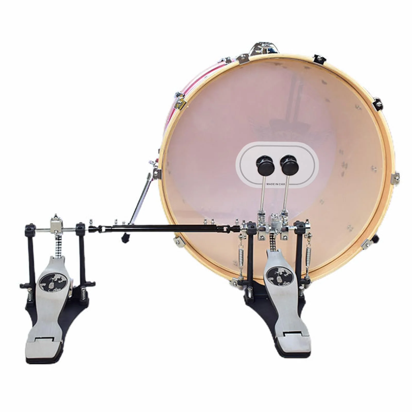 MEELYHOMEZQA 2pcs Single/Double Pedal Drum Patches Skin Replacement Self-Adhesive Drumhead Patchs Protector for Kick Bass Durm Parts, 18*10cm - Image 8
