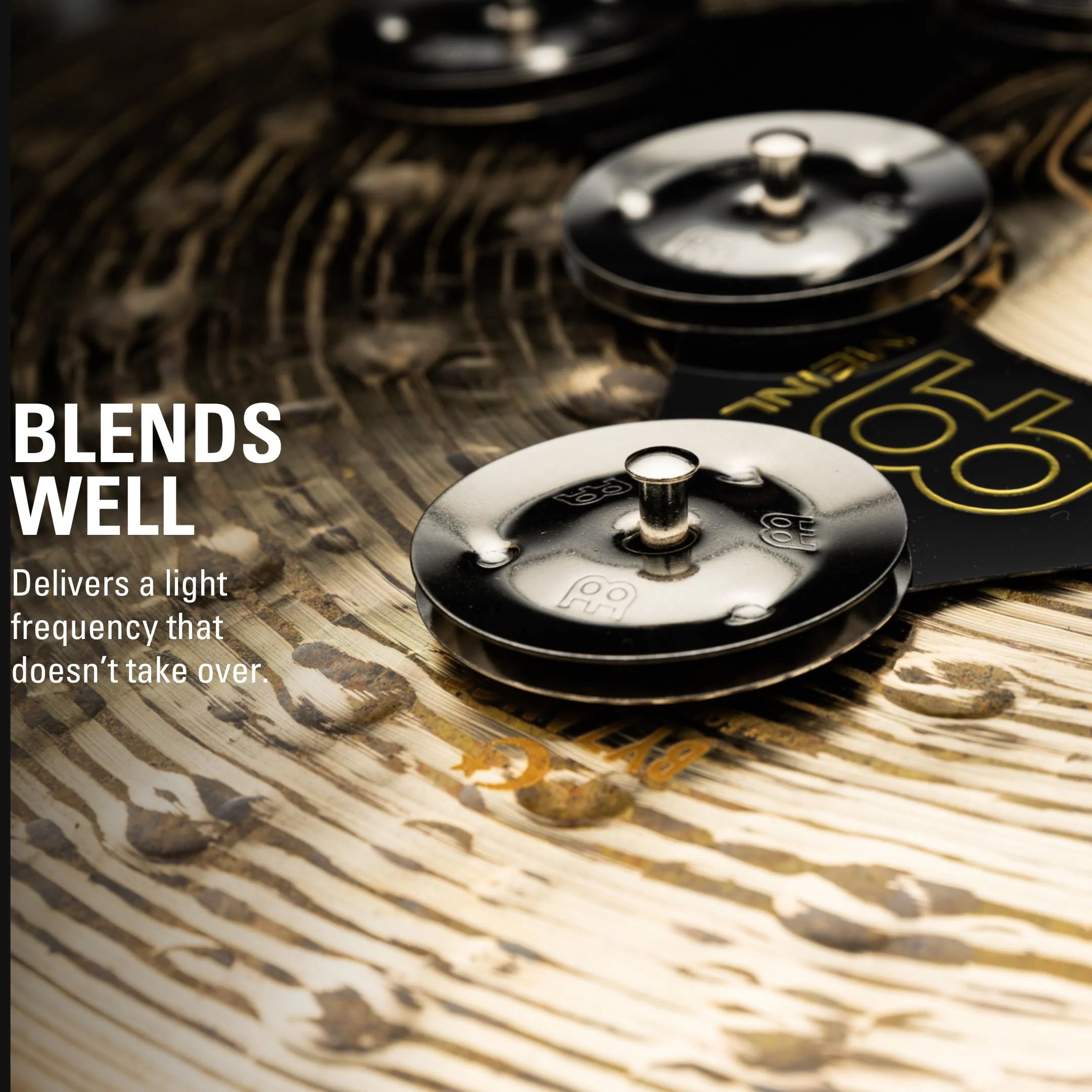 Meinl Cymbals Super Flex Hihat Tambourine Effect with 10 Pairs of Stainless Steel Jingles — NOT Made in China — Flexible Thin Frame, 2-Year Warranty (SFHHT) - Image 3