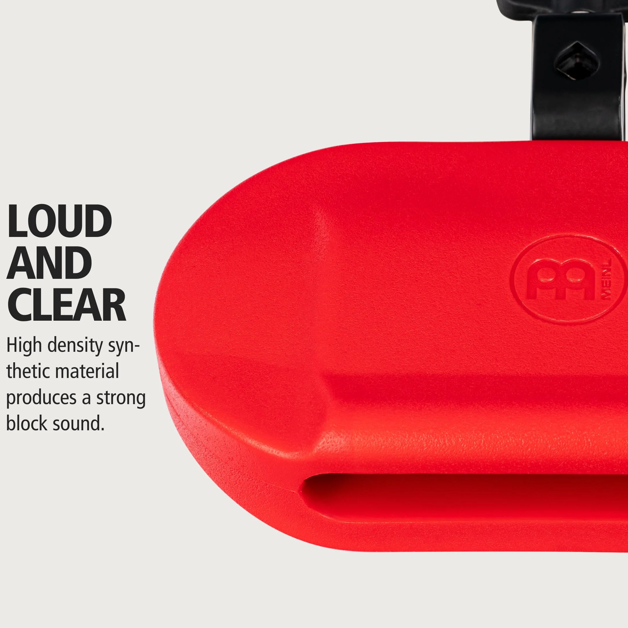 Meinl Percussion Block with Adjustable Mount, Low Pitch – NOT MADE IN CHINA – For Perc Rigs, Drum Set or Marching Band, TWO-YEAR WARRANTY (MPE4R) - Image 2