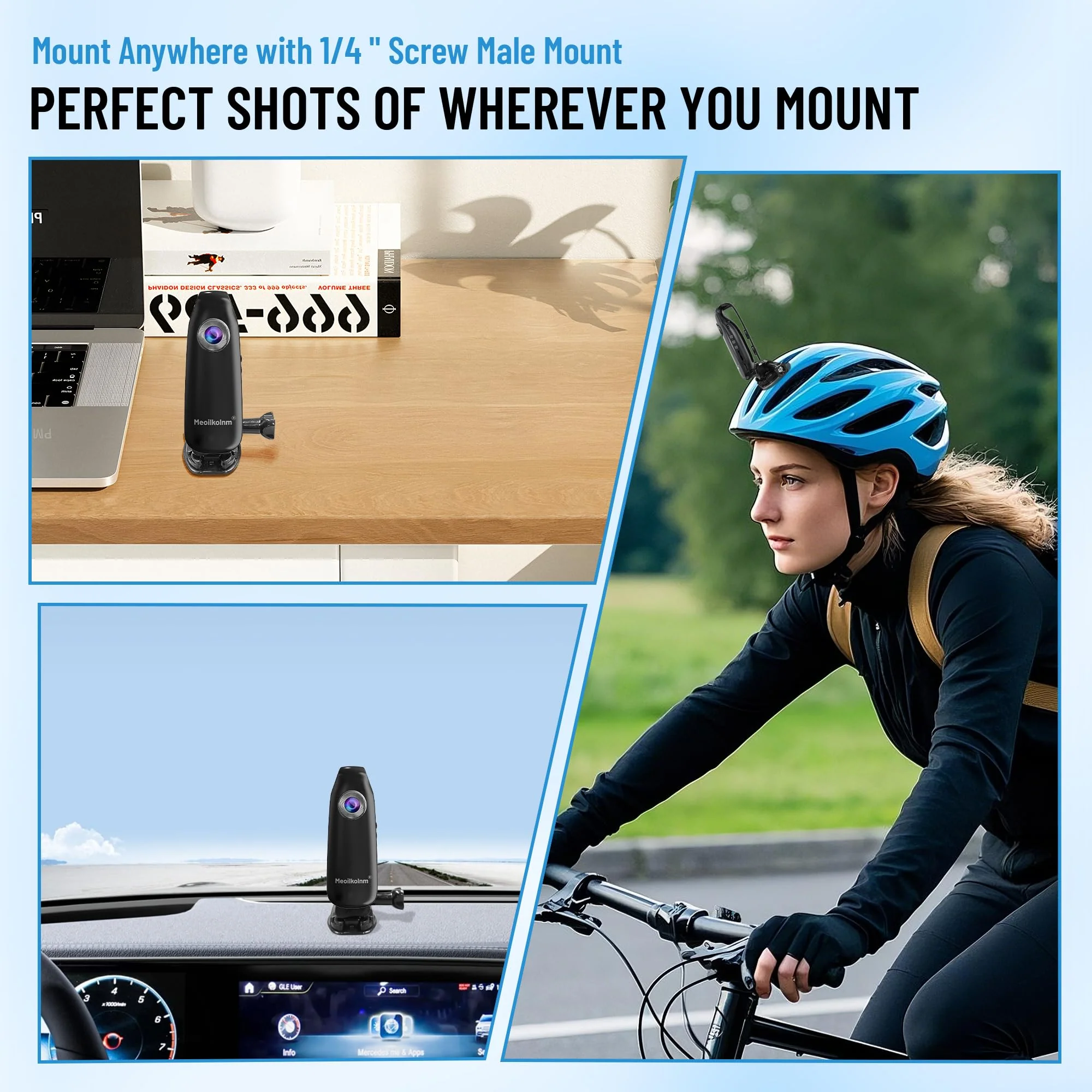Meoilkolnm Mini Body Camera with Audio and Video Recording 1080P 64GB Motion Detection Video Recorder Wearable POV Camcorder with Magnetic Pocket Portable DV for Cycling,Pets,Walking,Travaling - Image 5