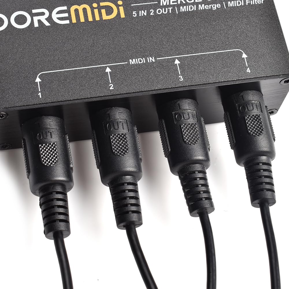 MERGE-5 Pro Can Merge Up To 5 MIDI Input Signals Into 1 MIDI Data Stream Can Be Output Directly Through 2 MIDI Interfaces - Image 6