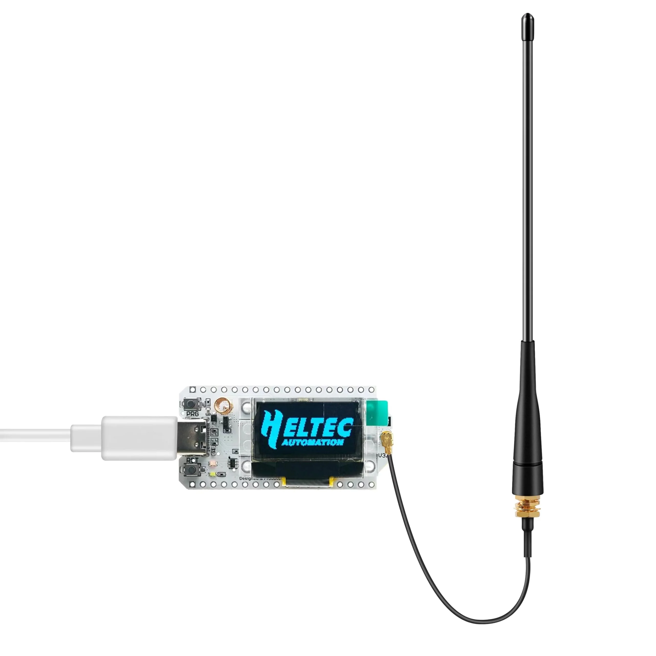 Meshtastic High Gain 915MHz LoRa Whip Antenna, 10dBi Long Range SMA Male Directional Antenna for ESP32 LoRa V3 Development Board 915MHz LoRa Module with 10cm IPEX Extension Cable (2 Sets), Slinkdsco 2 Sets Antenna with 10cm Cable - Image 6