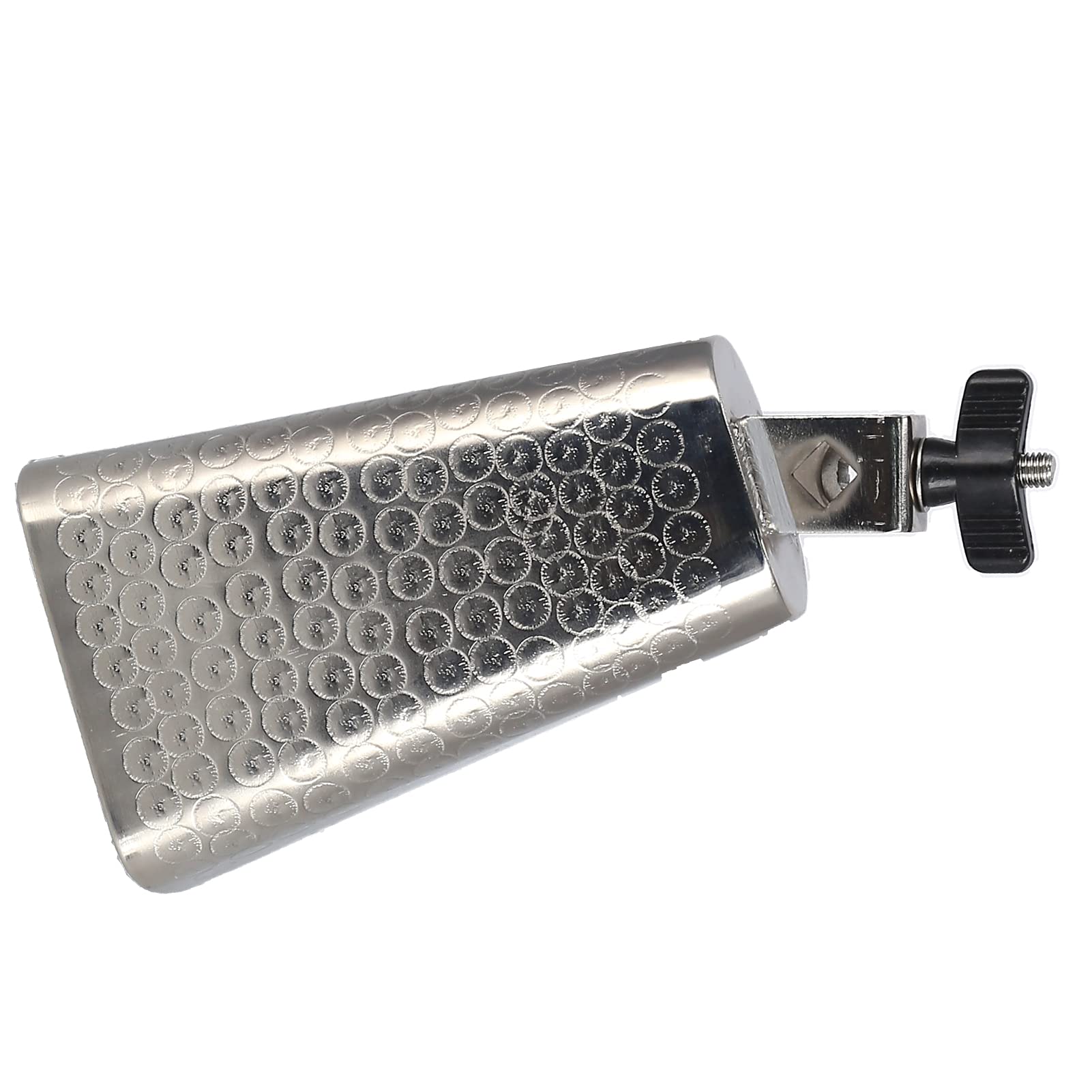 Metal Cowbell, Electroplating Percussion Instrument with Knob for Drum Set - Image 7