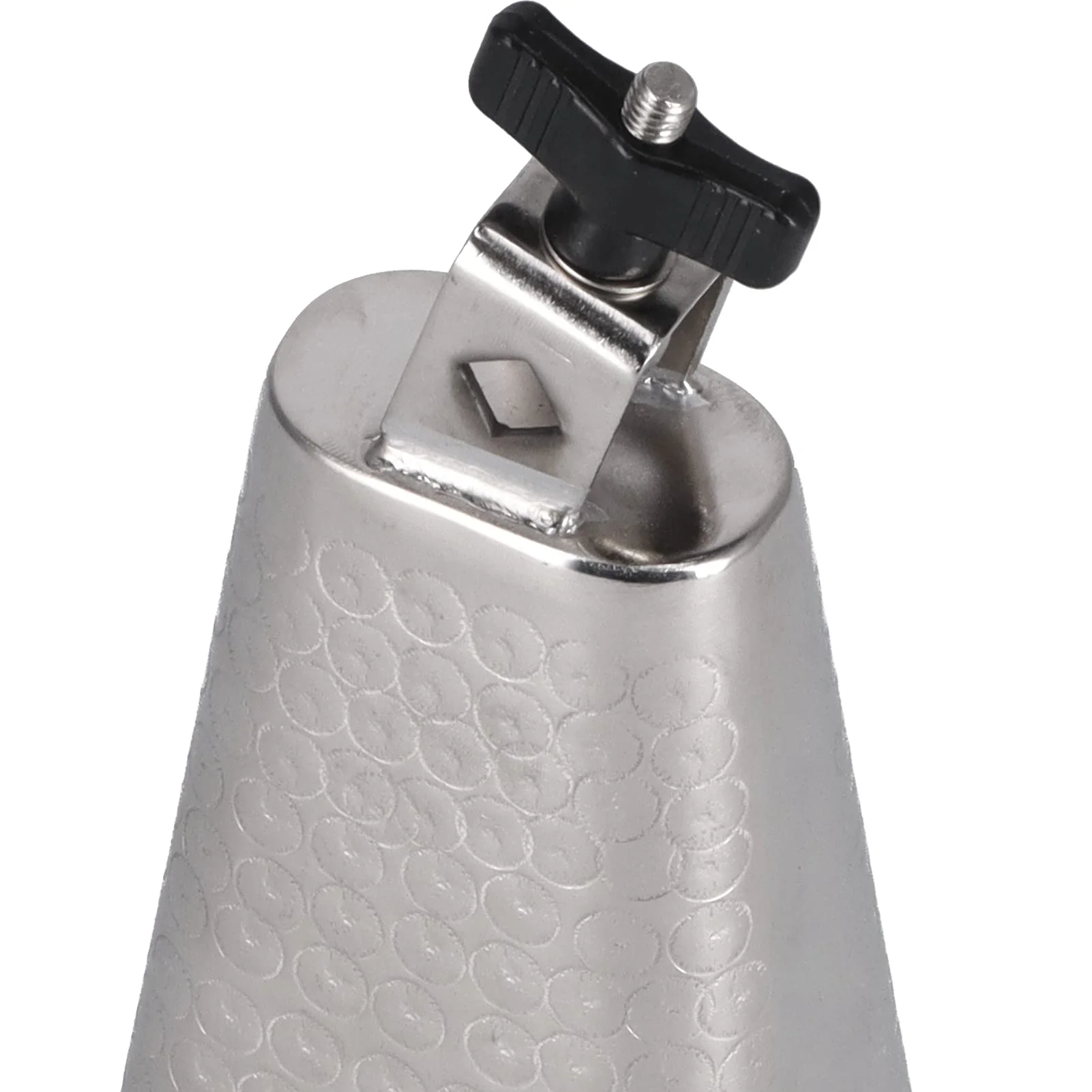 Metal Cowbell, Electroplating Percussion Instrument with Knob for Drum Set - Image 9