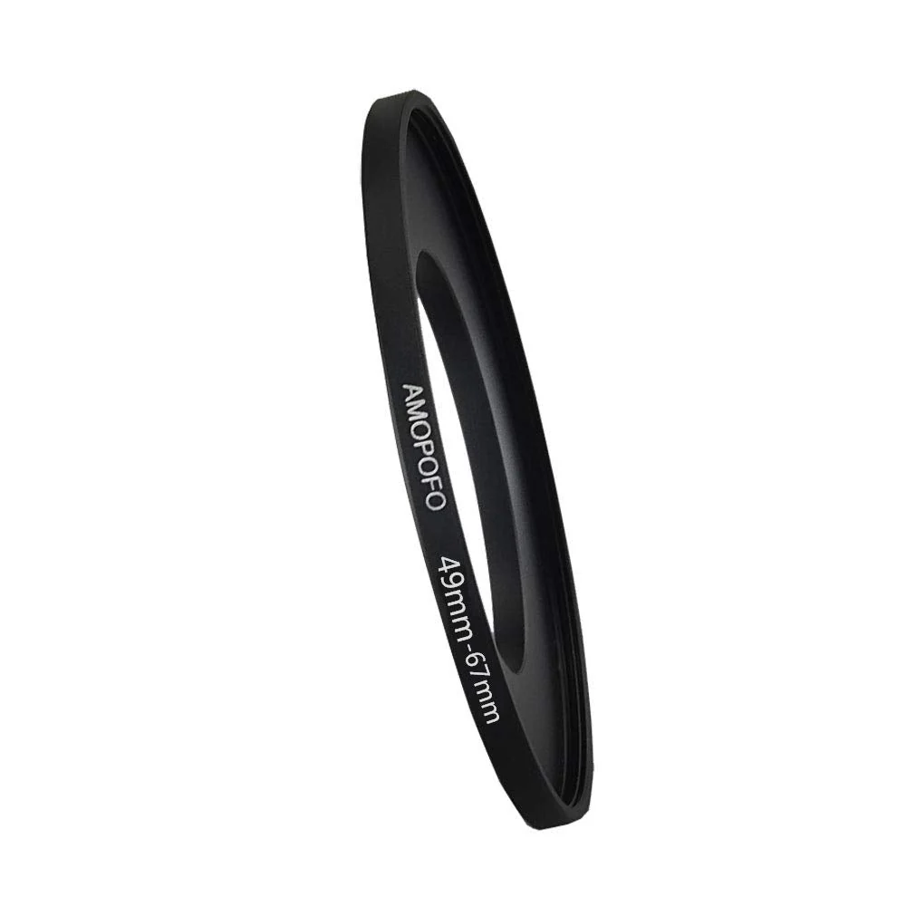 Metal Step Up Ring Adapter 49mm to 67mm Step-Up Lens Adapter Ring for Filters, Made of CNC Machined Space Aluminum with Matte Black Electroplated Finish 49mm to 67 mm Step Up Ring Adapter - Image 3