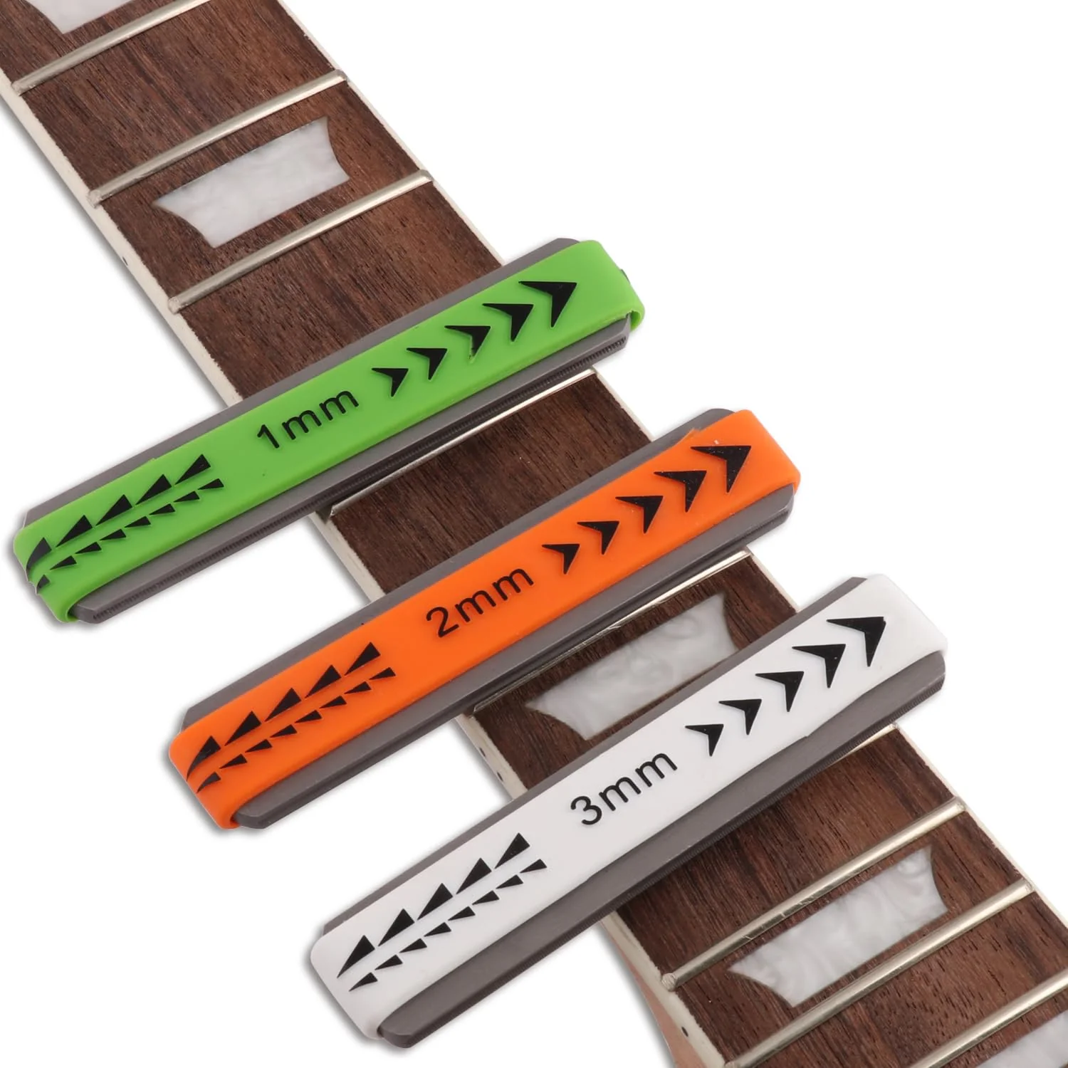 Metallor Guitar Fret Crowning Files Dual Sized Compact Fret Dressing File for Standard Guitar Frets with Coarse and Fine Cutting Edges Rubber Grip Guitar Luthiers Tools Repair Tools. (2mm-Medium) 2mm-Medium - Image 7