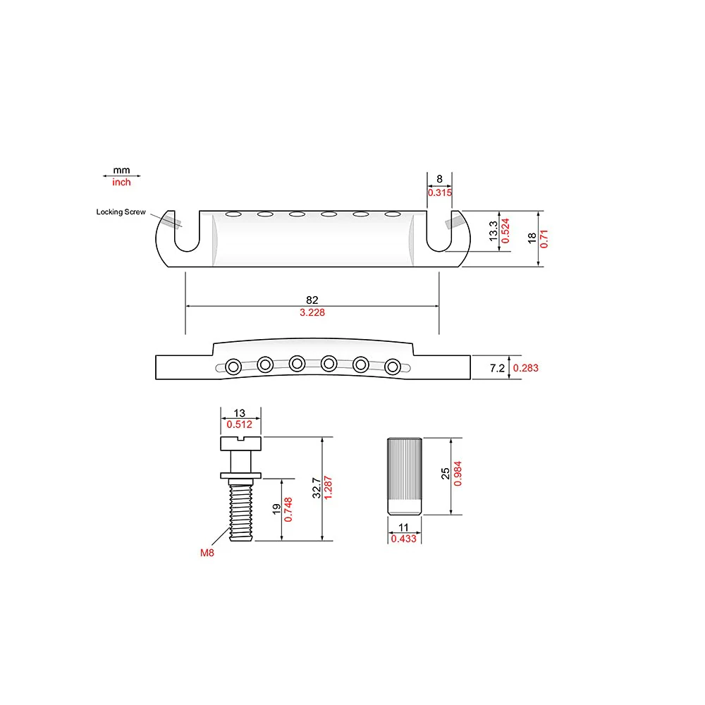 Metric Locking Tailpiece Chrome - Image 2