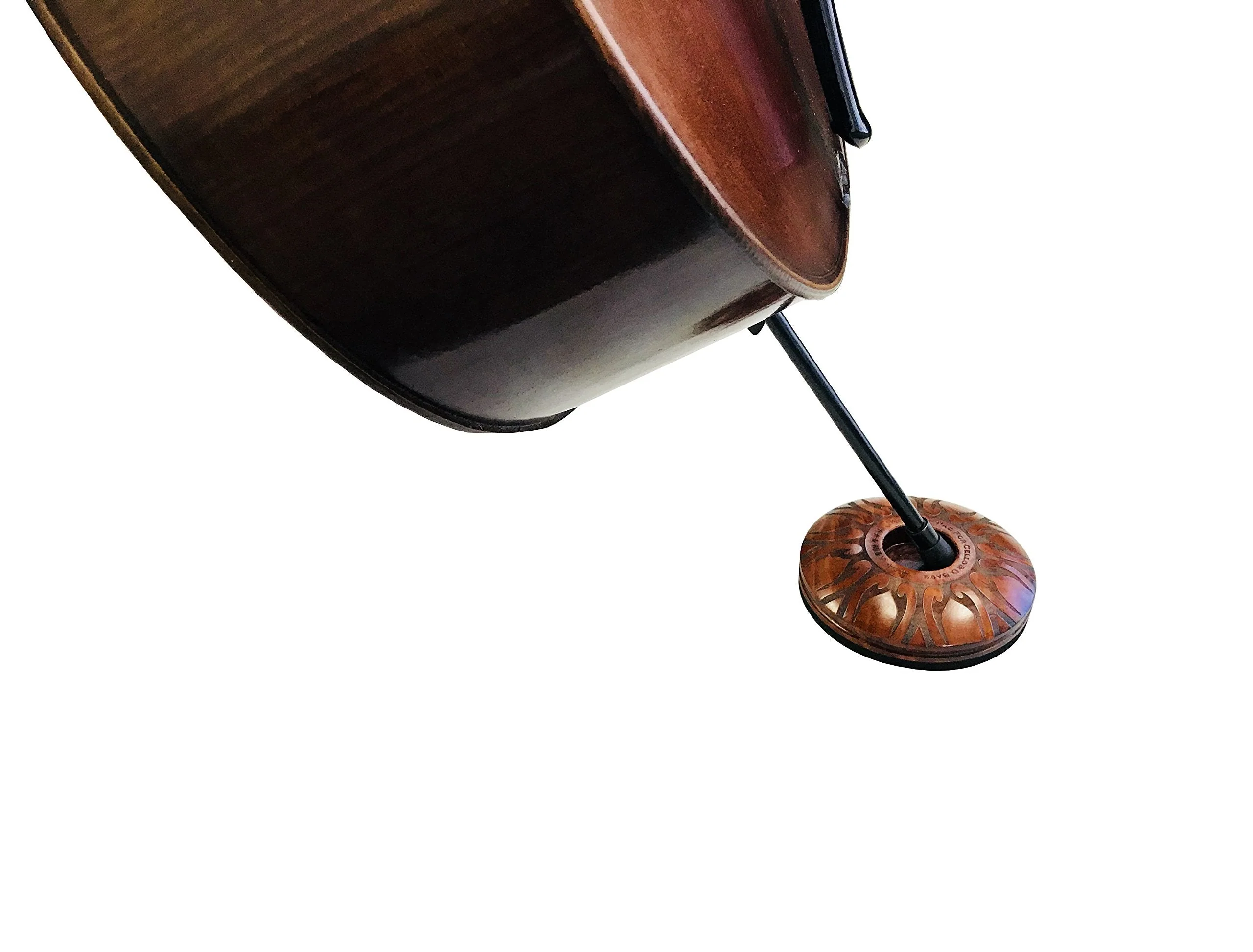 MI&VI Cello and Double Bass Round Endpin Stop - Perfect Anti-Slip Rest, Sound Stopper, Holder Pin, Real Wood - Image 6