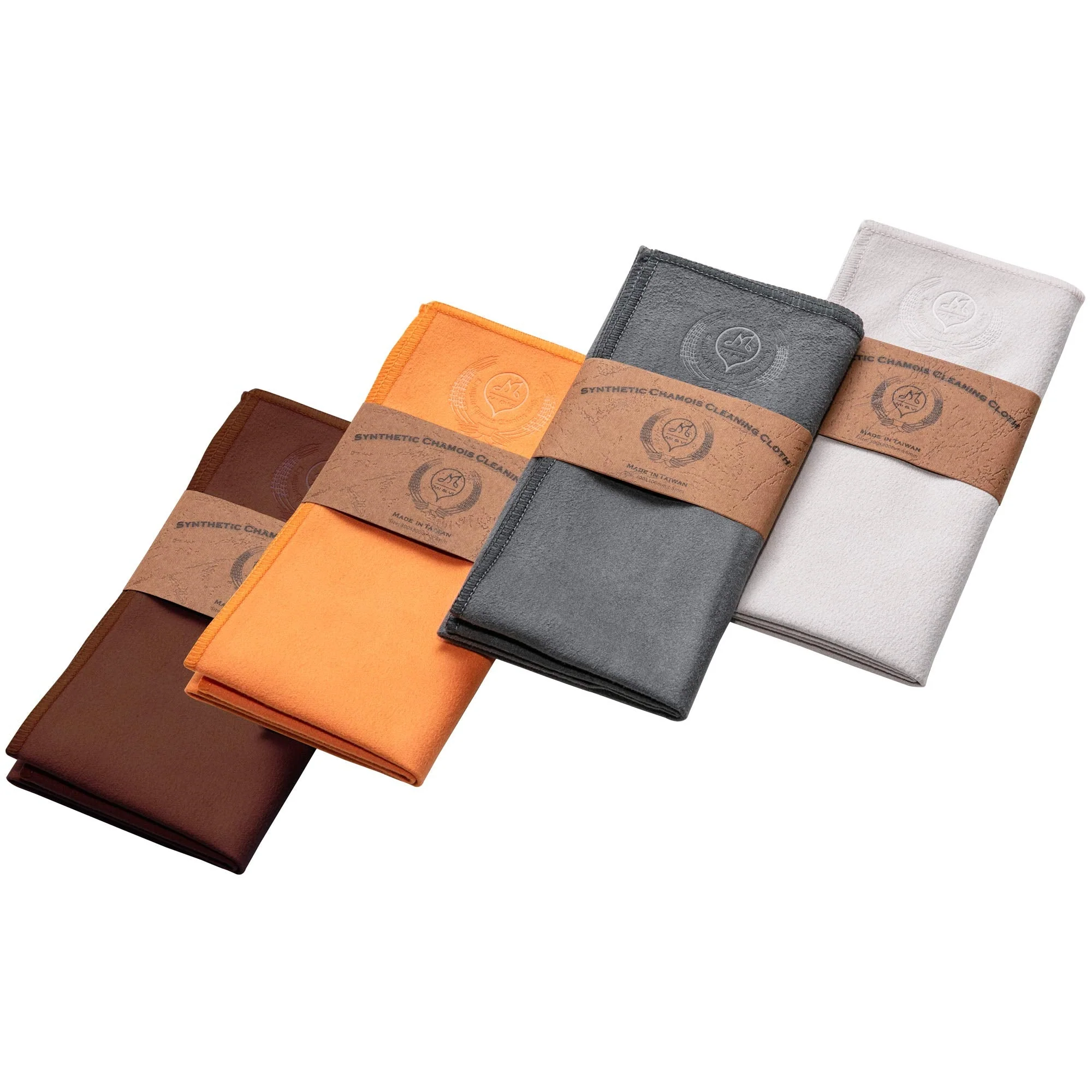 MI&VI Synthetic Chamois Microfiber Instrument Cleaning & Polishing Cloth for Violin, Viola, Cello, Bass, Guitar 12x12in (4 Pack) 4 Pack - Image 2