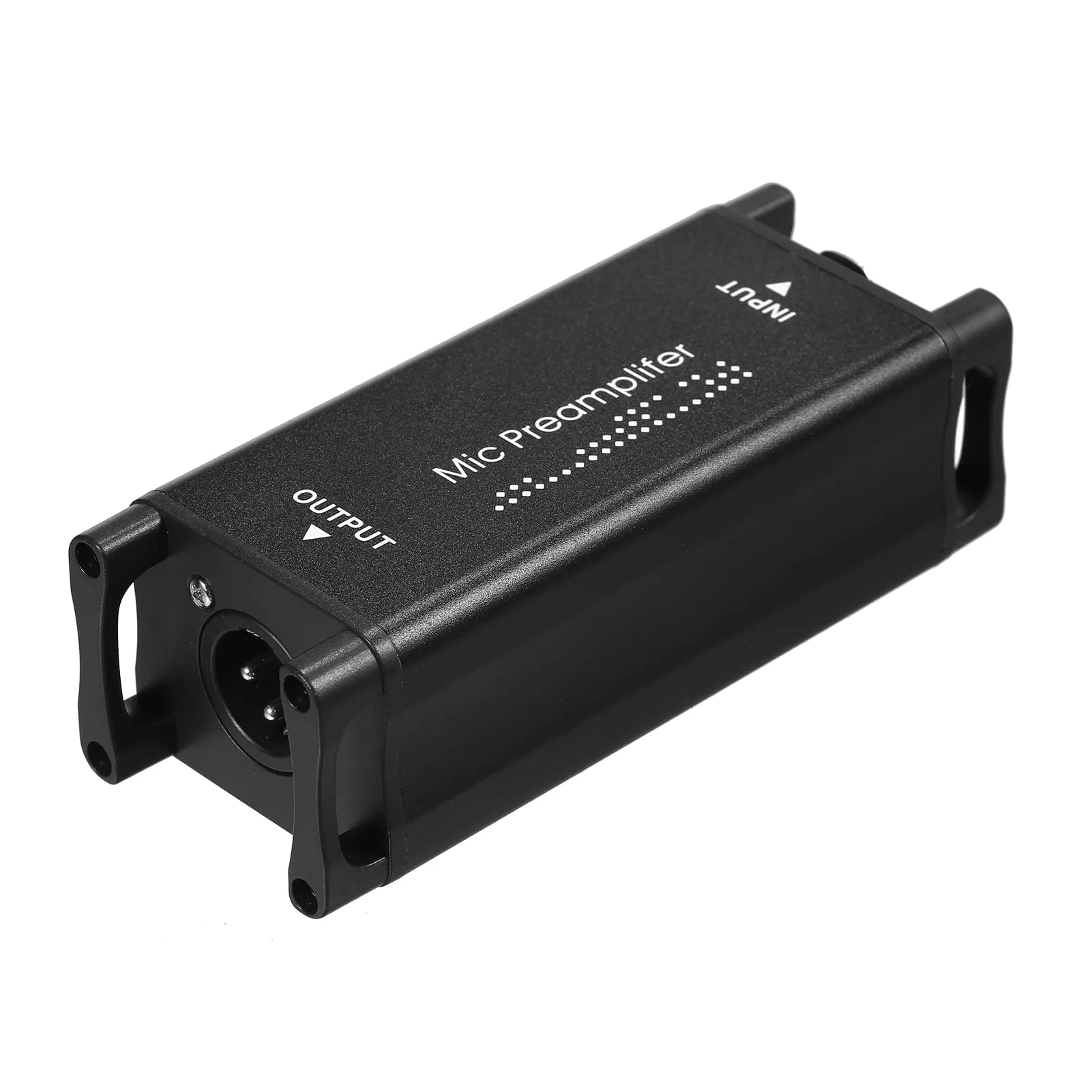 Mic Preamp, Microphone Preamp Audio Booster Microphone Preamp Preamplifier Home Audio Microphone Net Gain for Studio or Home Recording Livestream Broadcast Podcast