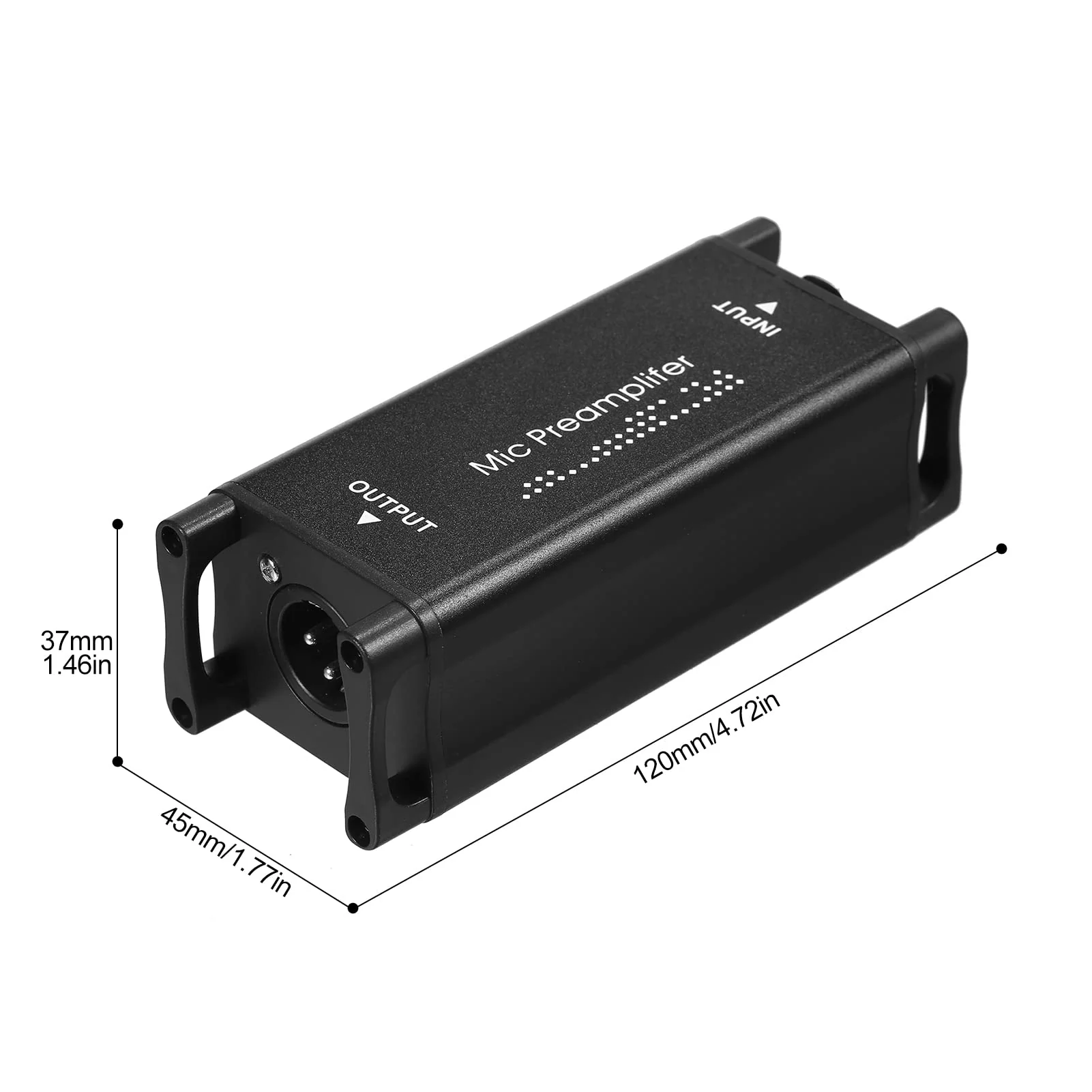 Mic Preamp, Microphone Preamp Audio Booster Microphone Preamp Preamplifier Home Audio Microphone Net Gain for Studio or Home Recording Livestream Broadcast Podcast - Image 6