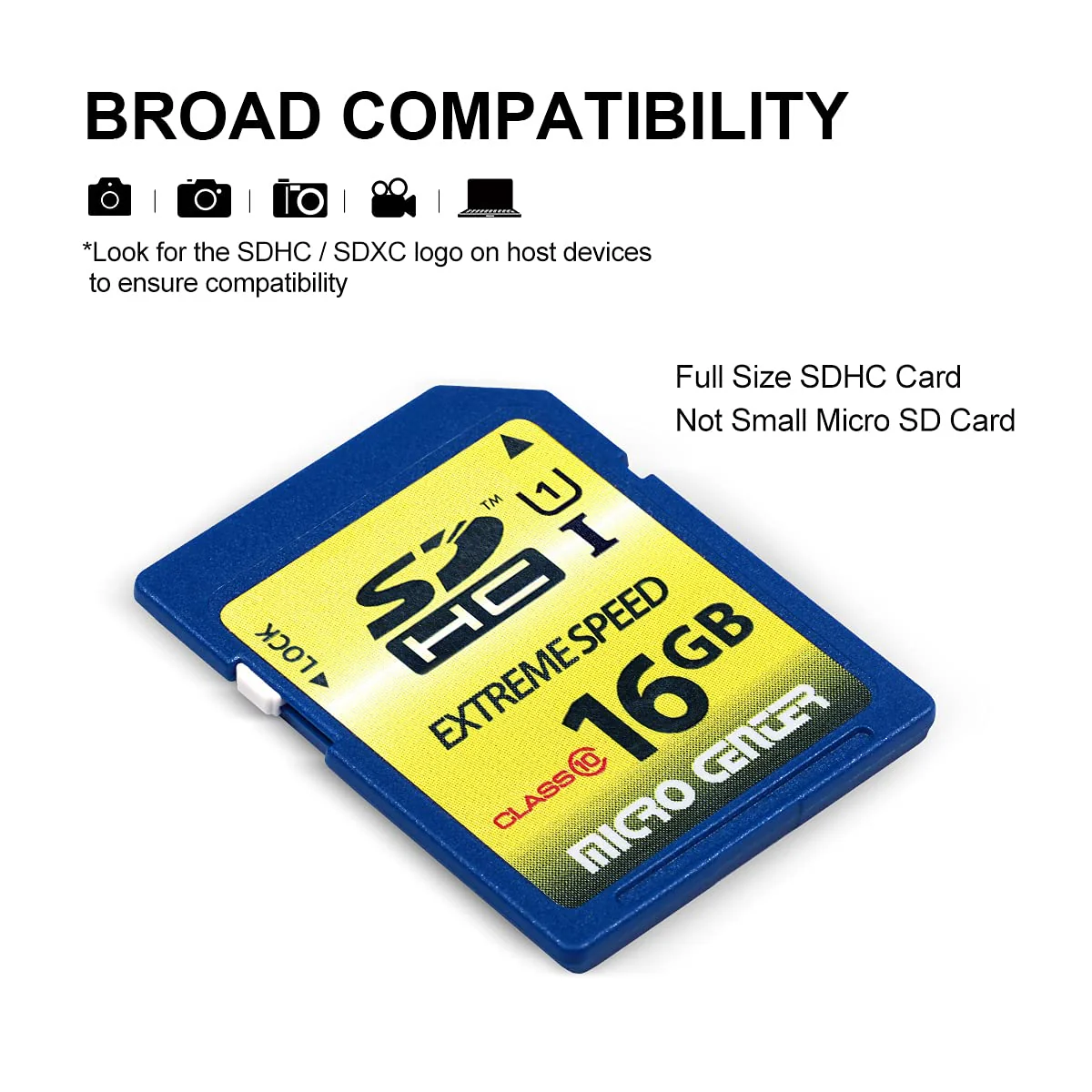 Micro Center 16GB Class 10 SDHC Flash Memory Card SD Card (2 Pack) 16GB x 2 - Image 4
