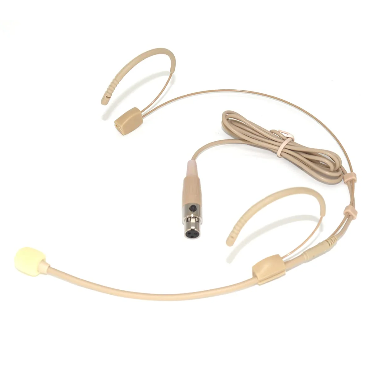 Microphone Headset Double Over Ear Earset Headworn Mic Condenser Omnidirectional Compatible with AKG Wireless System Bodypack Transmitter Mini XLR TA3F Plug - Image 7