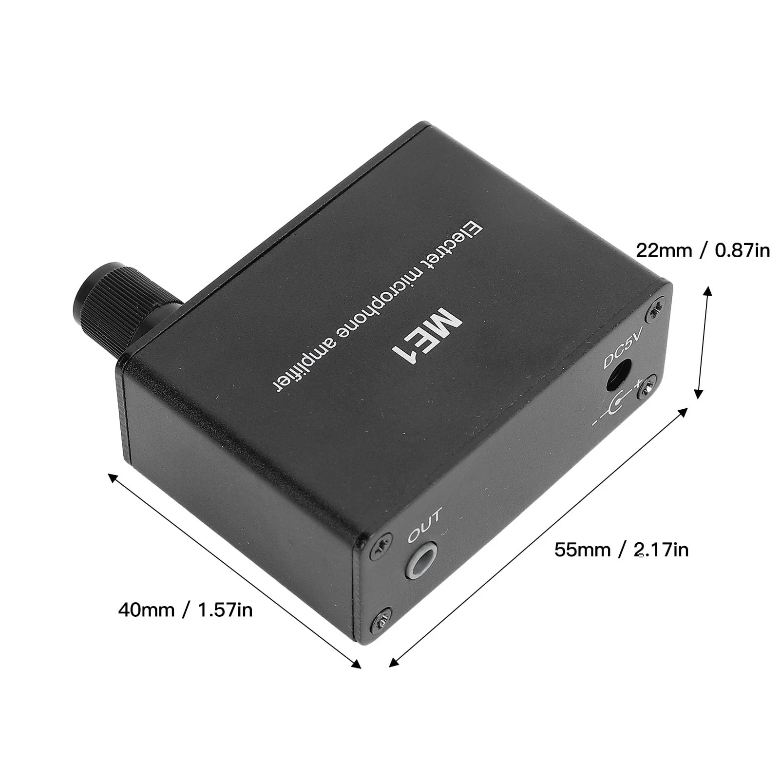 Microphone Preamp, Electret Microphone Amp, Adjustable Gain 0-20db Sound Amplifier, Audio, Microphone Preamplifier for Podcast, Livestream, Broadcasting - Image 3