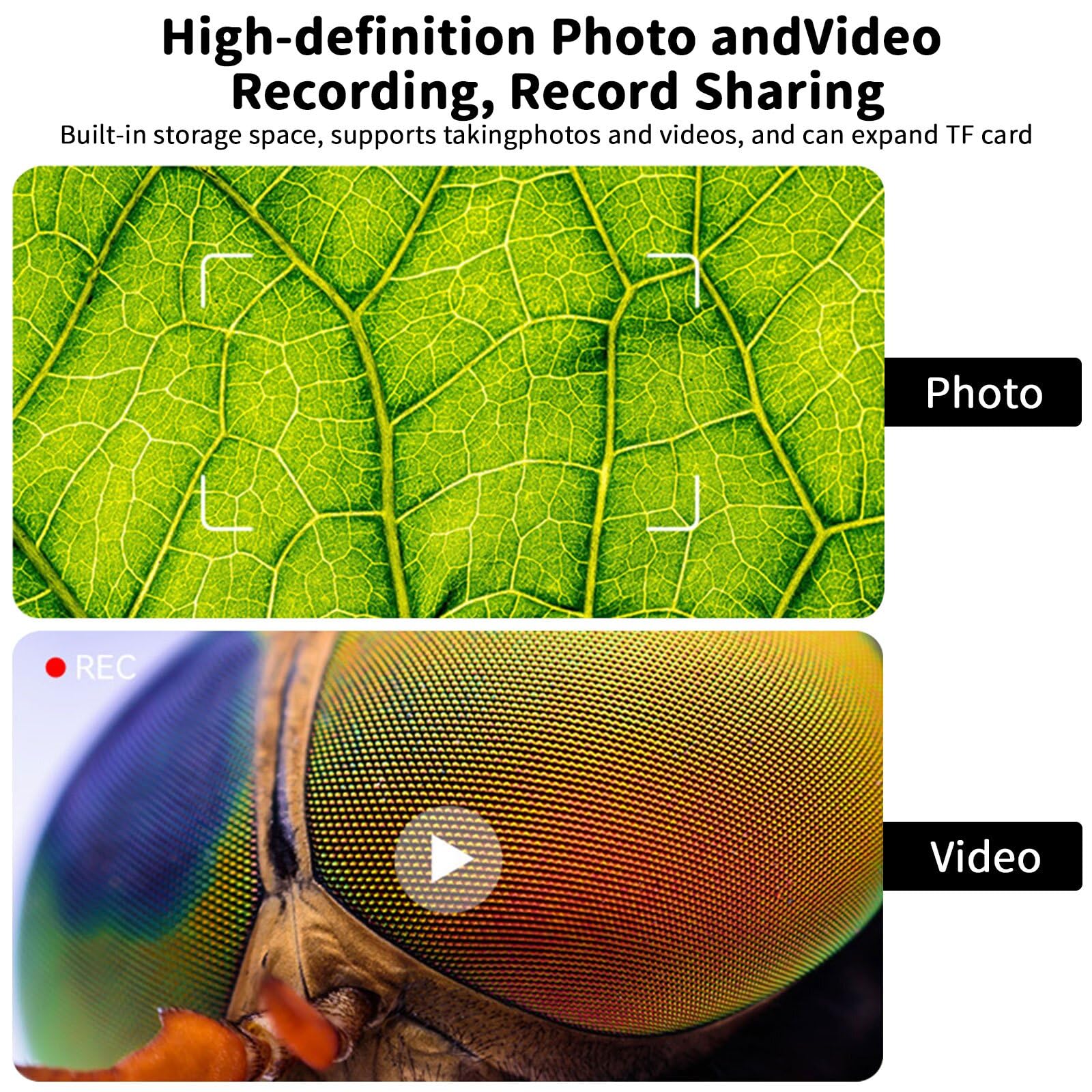 Microscope, Digital Microscope,Holding Magnifying Glasses，2’’ IPS,2 MP,4 Zoom Buttons,1000x Magnification,Observe Circuit Boards/Plants/Coins/Hair/Insects,Christmas,Birthday,Edu Gifts. Yellow - Image 6