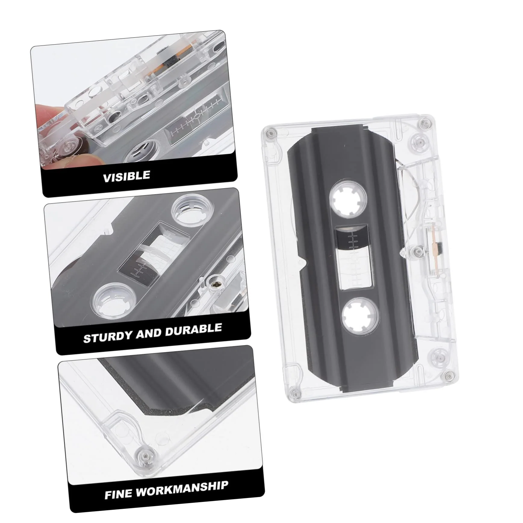 Mikikit 20 Pcs Audio Tape Blank Cassette Tape for Mixtape Cassette Tape Tapes for Recording 30 Minute Cassettes 30 Min Recording Time Tapes Standard Size Cassettes Low Noise Tape - Image 7