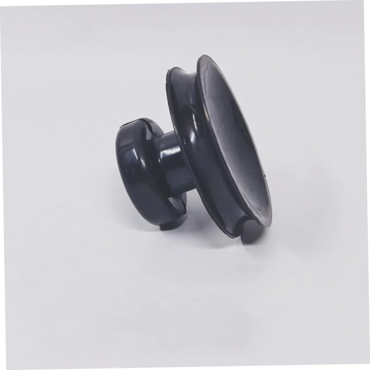 Mikinona 3Pcs Suction Cup Handle for Sound Bowl Meditation Singing Bowl Lifting Cups Suction Cups for Chakra and Sound Therapy 6.00X6.00X5.00CM Black - Image 2