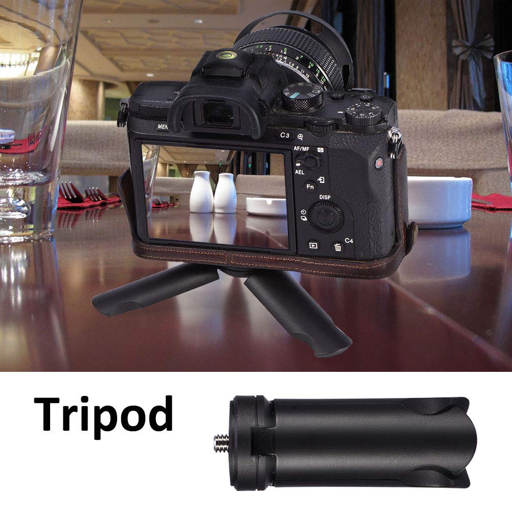 Mini Tripod Stand for Selfie Stick, Desktop Tabletop Stand Tripod with 1/4 Inch Thread Mount for ZHIYUN Smooth Q/Smooth 4/for Feiyu/for DJI OSMO Mobile 2 Gimbal Stabilizer and All Cameras - Image 2