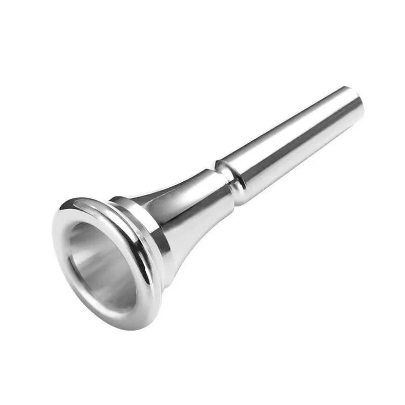 Missmore French Horn Mouthpiece โ Silver Plated โ Professional-Grade Brass Mouthpiece for French Horn Players โ Enhanced Tone & Comfort