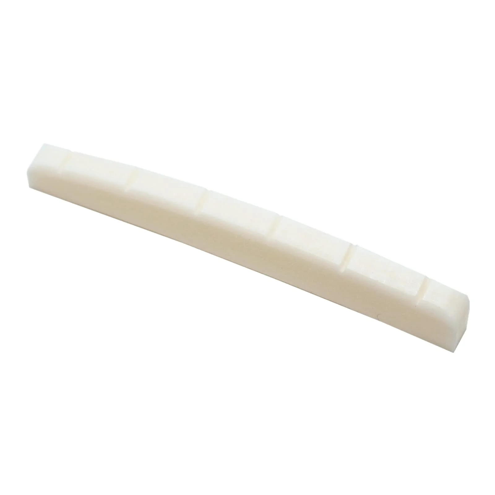 Miwayer 6 String Electric Guitar Bone Nut Curved Bottom Pre-Slotted Made of Real Bone (43 X 3.2 X 5/5.65/4.6mm 1 pack) 43 X 3.2 X 5/5.65/4.6mm 1 pack - Image 3