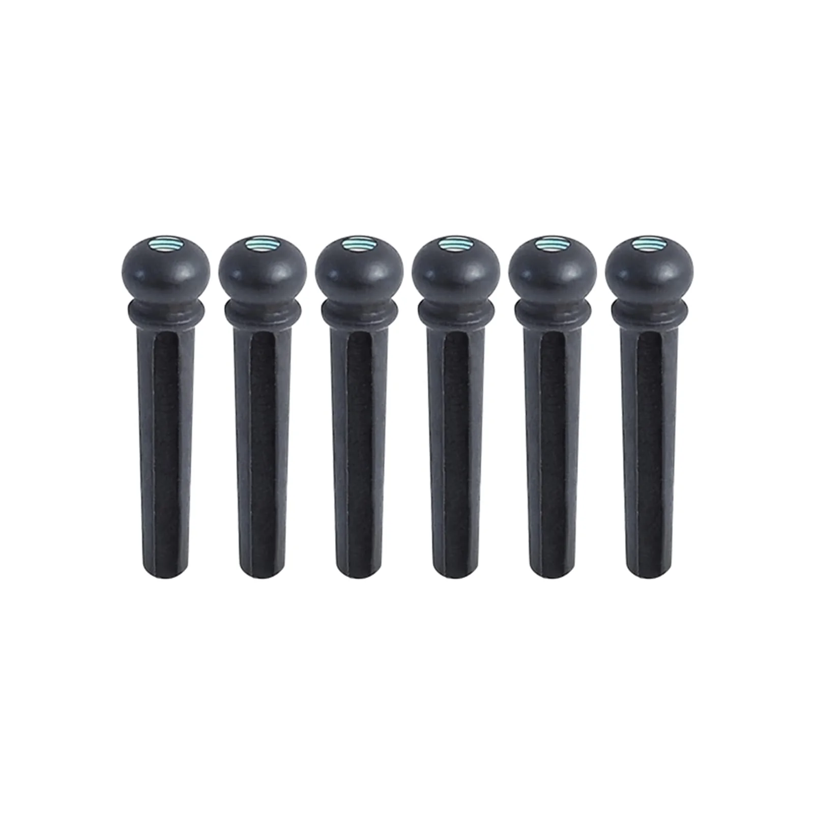 Miwayer Ebony Guitar Bridge Pins Replacement Parts for 6 & 12 String Acoustic Guitar (Small Abalone Dot) Small Abalone Dot - Image 3
