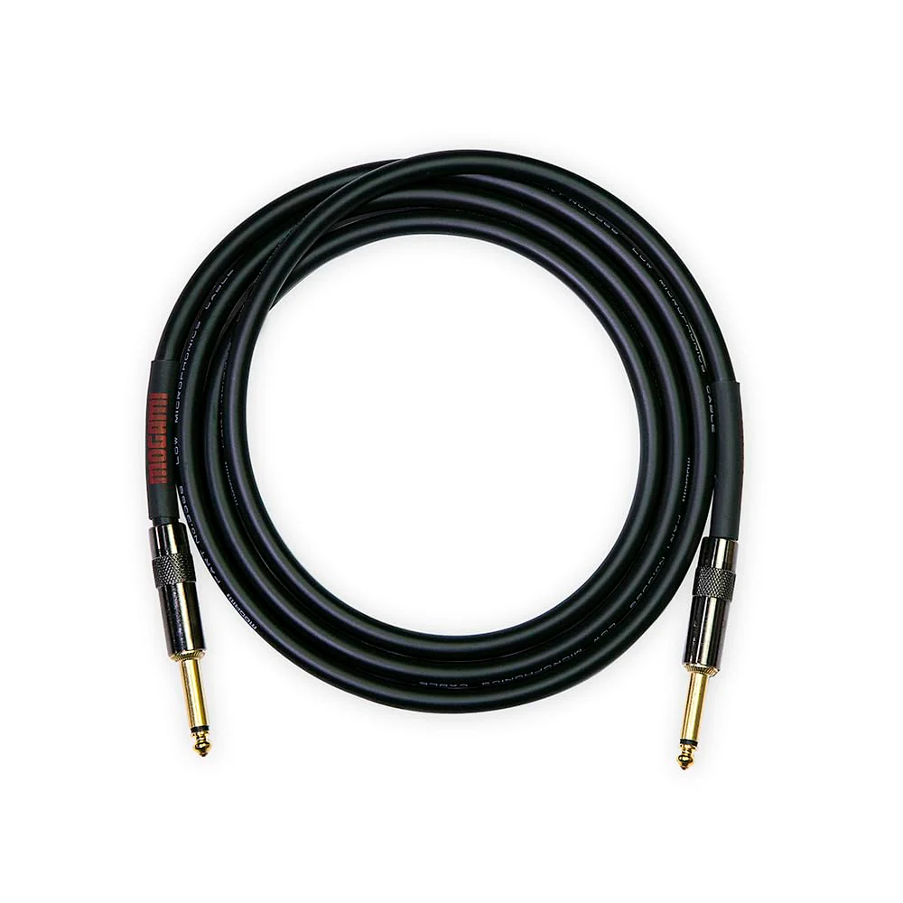 Mogami OD GTR-03 Overdrive Guitar Instrument Cable, 1/4" TS Male Plugs, Gold Contacts, Straight Connectors, 3 Foot