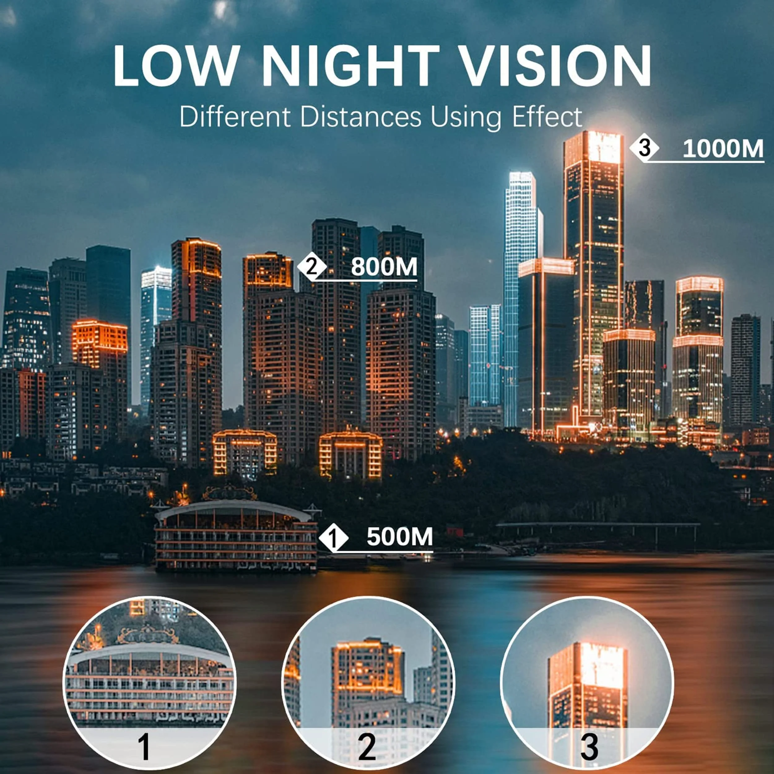 Monocular-Telescope High Powered for Smartphone Monoculars 80x100 for Adults High Definition Monocular Telescope for Stargazing Hunting Wildlife Bird Watching Travel Camping Hiking - Image 7