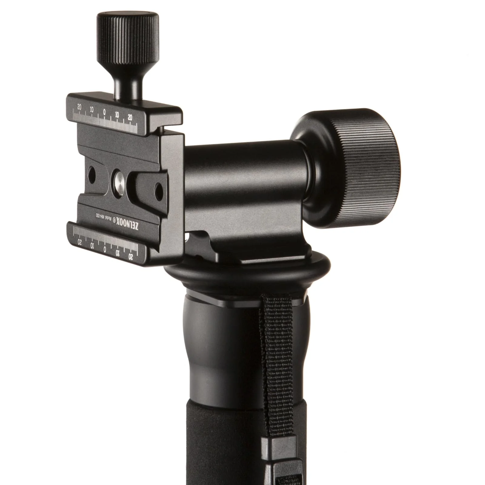 Monopod Gimbal Head,Side Saddle Speed Tilt Gimbal Head with Arca Swiss Dovetail Quick Release Plate for Monopod Camera Medium and Telephoto Lenses, Max Load 100lbs - Image 6