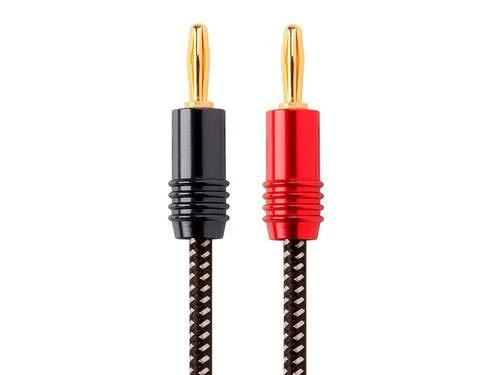 Monoprice Premium Braided Speaker Wire 14AWG - With Gold Plated Banana Plug Connectors - Affinity Series, 2 Pack, 6 Feet - Image 6